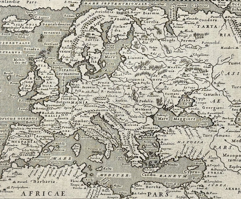 Magini's Ptolemy, 1596