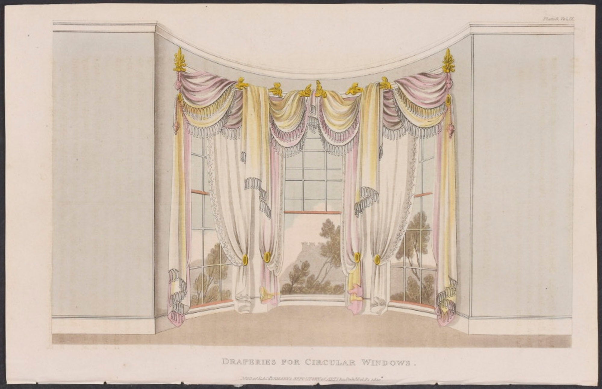 Draperies For Circular Windows