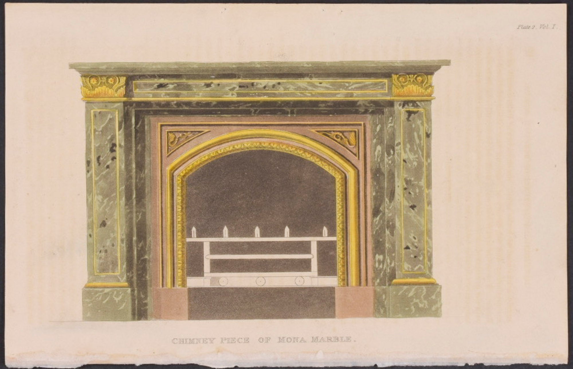 Chimney Piece of Mona Marble