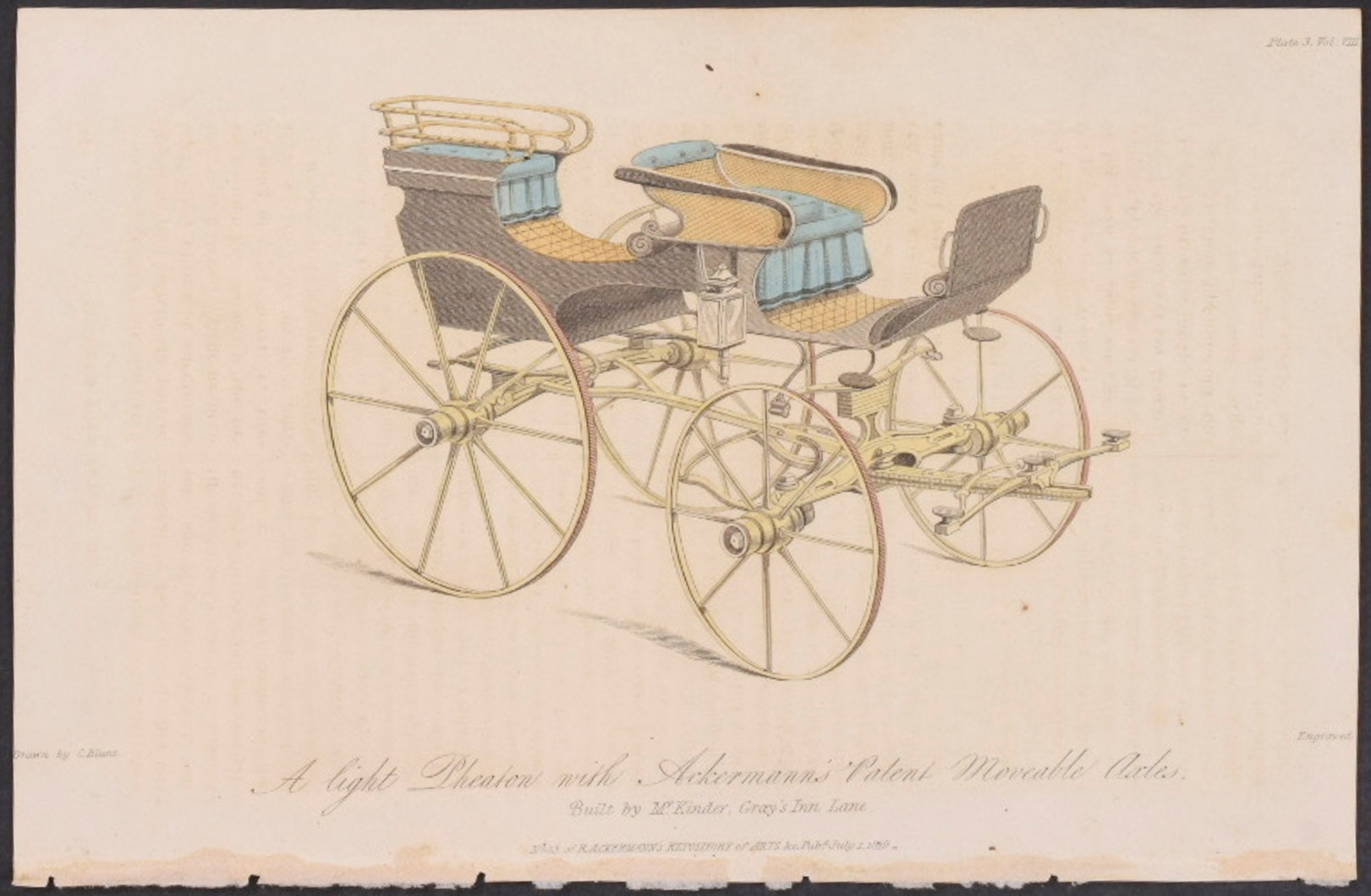 A Light Pheaton with Ackermann's Moveable Axles