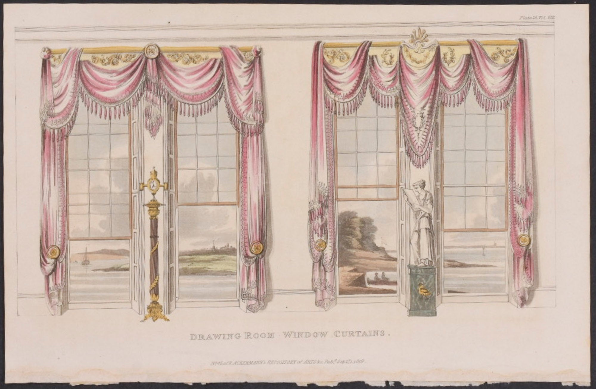 Drawing Room Window Curtains