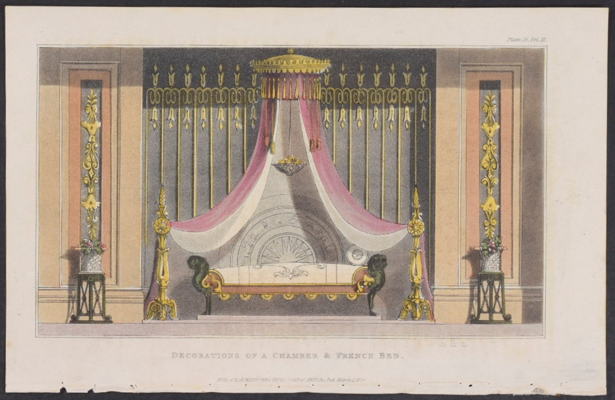 Decorations of A Chamber & French Bed
