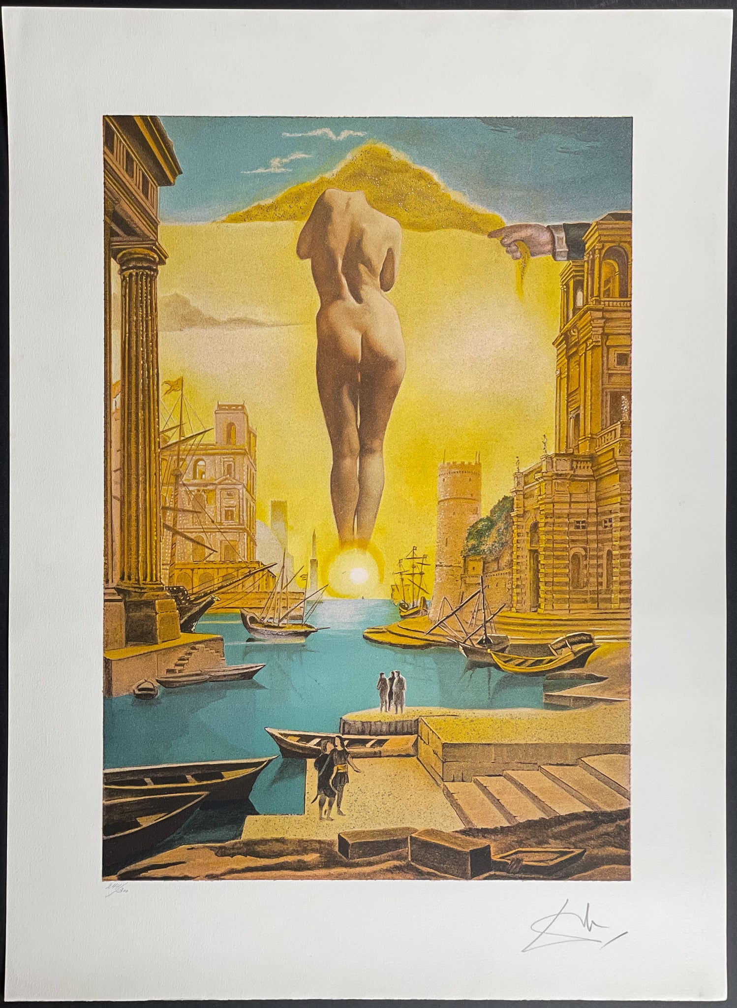After Salvador Dali - The Hand of Dali Removing the Golden Fleece (Signed)
