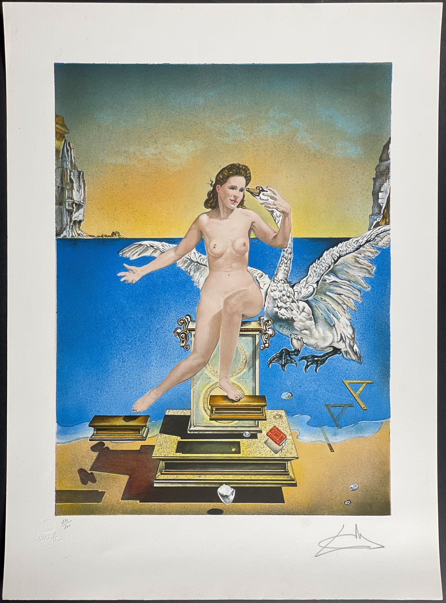 After Salvador Dali - Leda Atomica (Signed, Numbered)