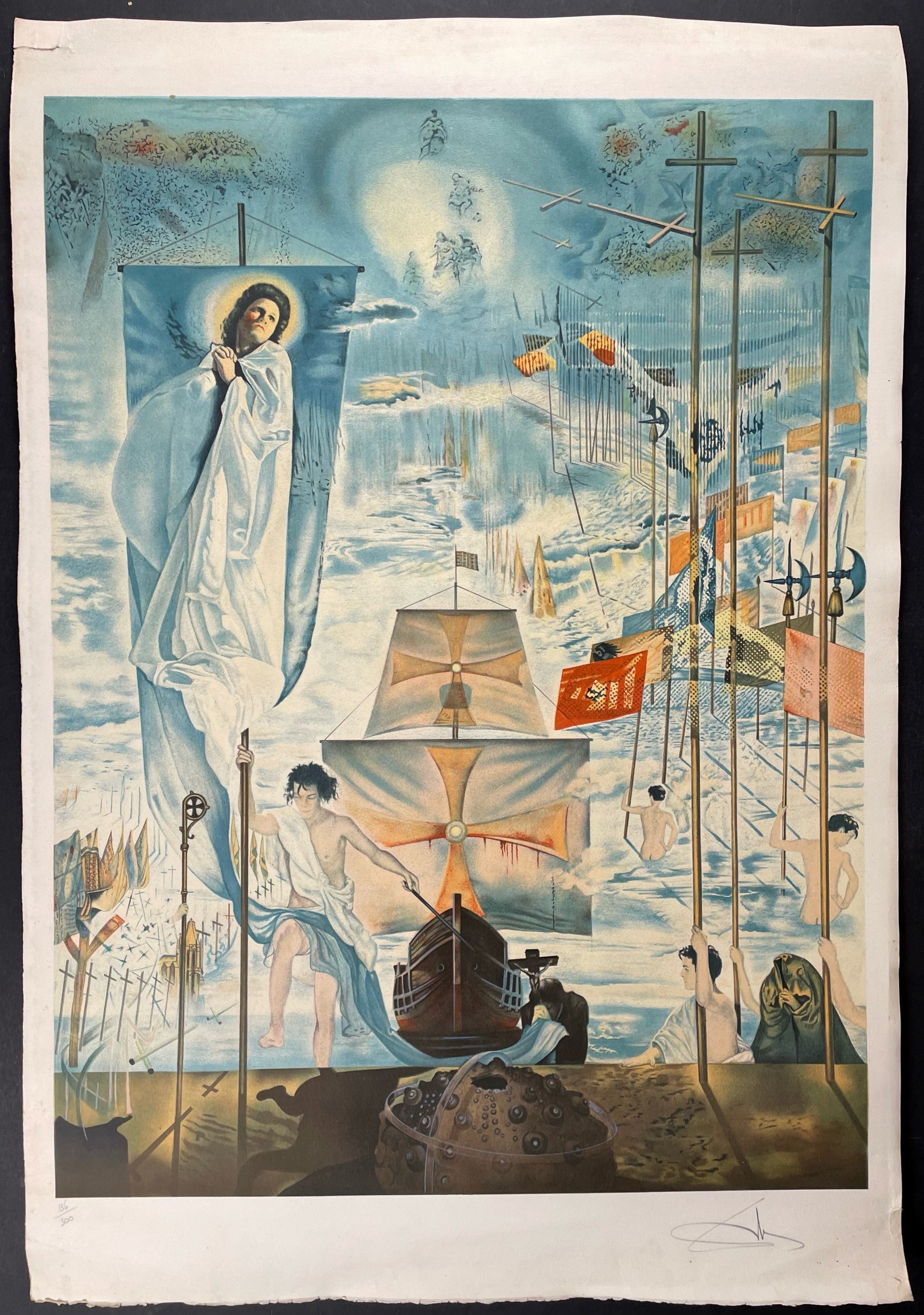 After Salvador Dali - The Discovery of America by Christopher Columbus (Signed, Numbered)
