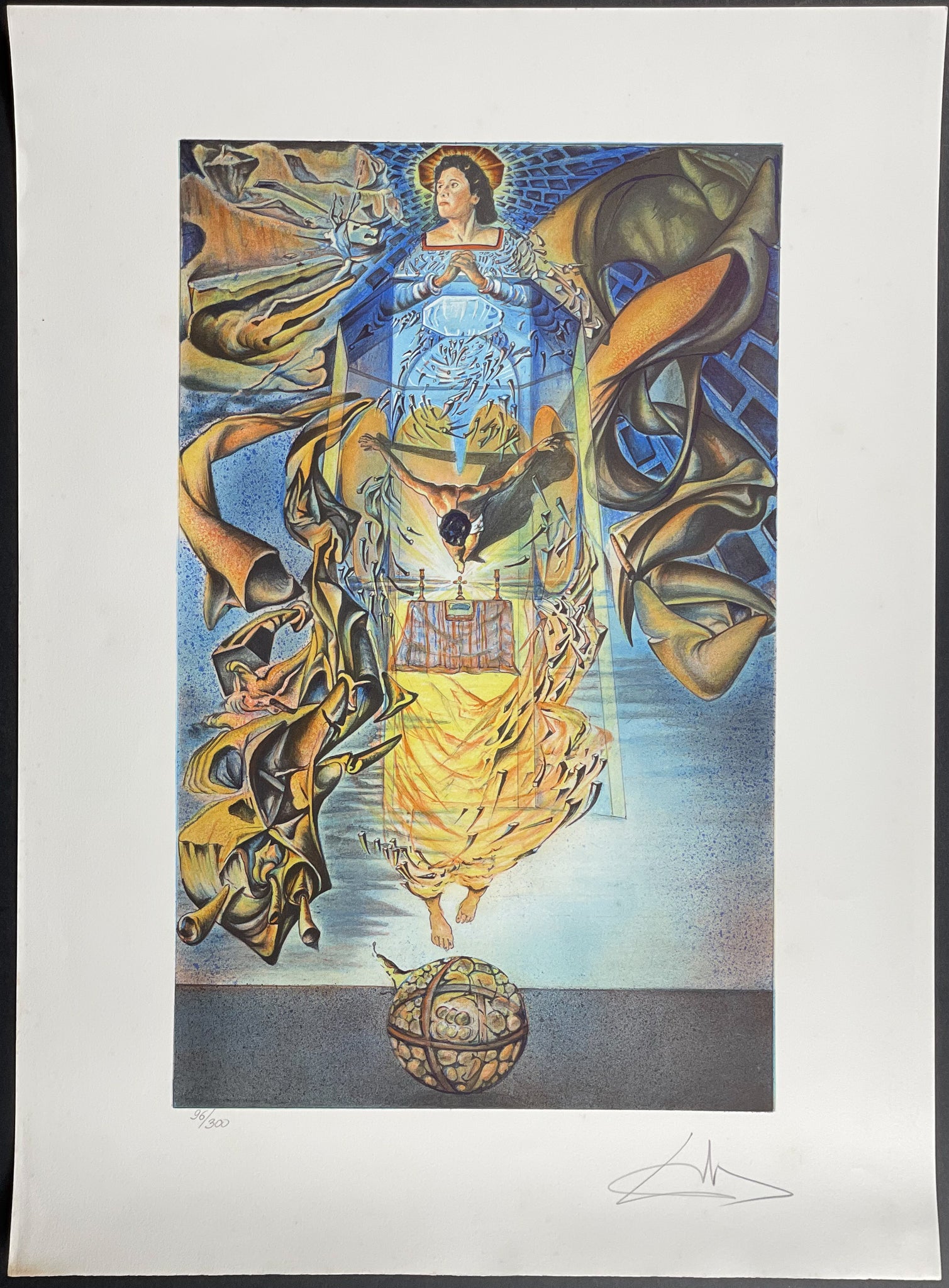 After Salvador Dali - Lapis-Lazuli Corpuscular Assumption (Signed, Numbered)