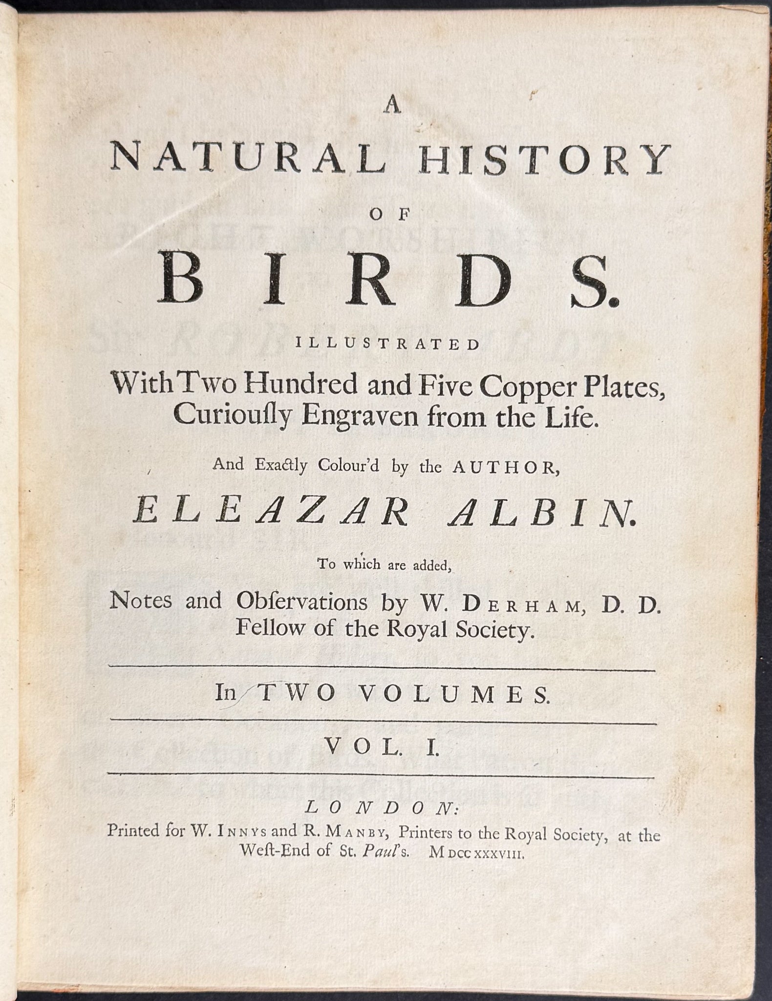 Natural History of Birds