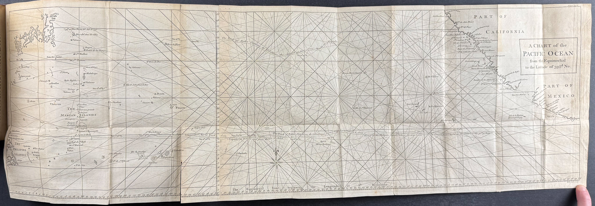 Anson's A Voyage Round the World - Volume with 3 Engraved Maps