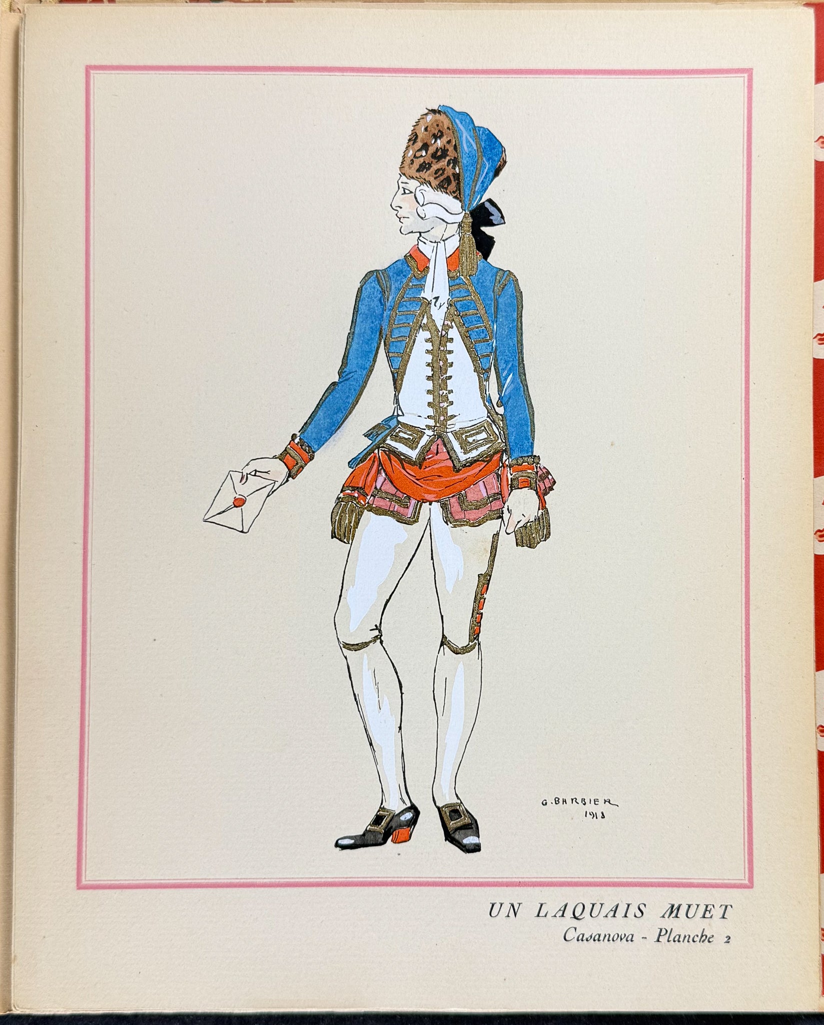 Casanova Costume - Un Laquais Muet