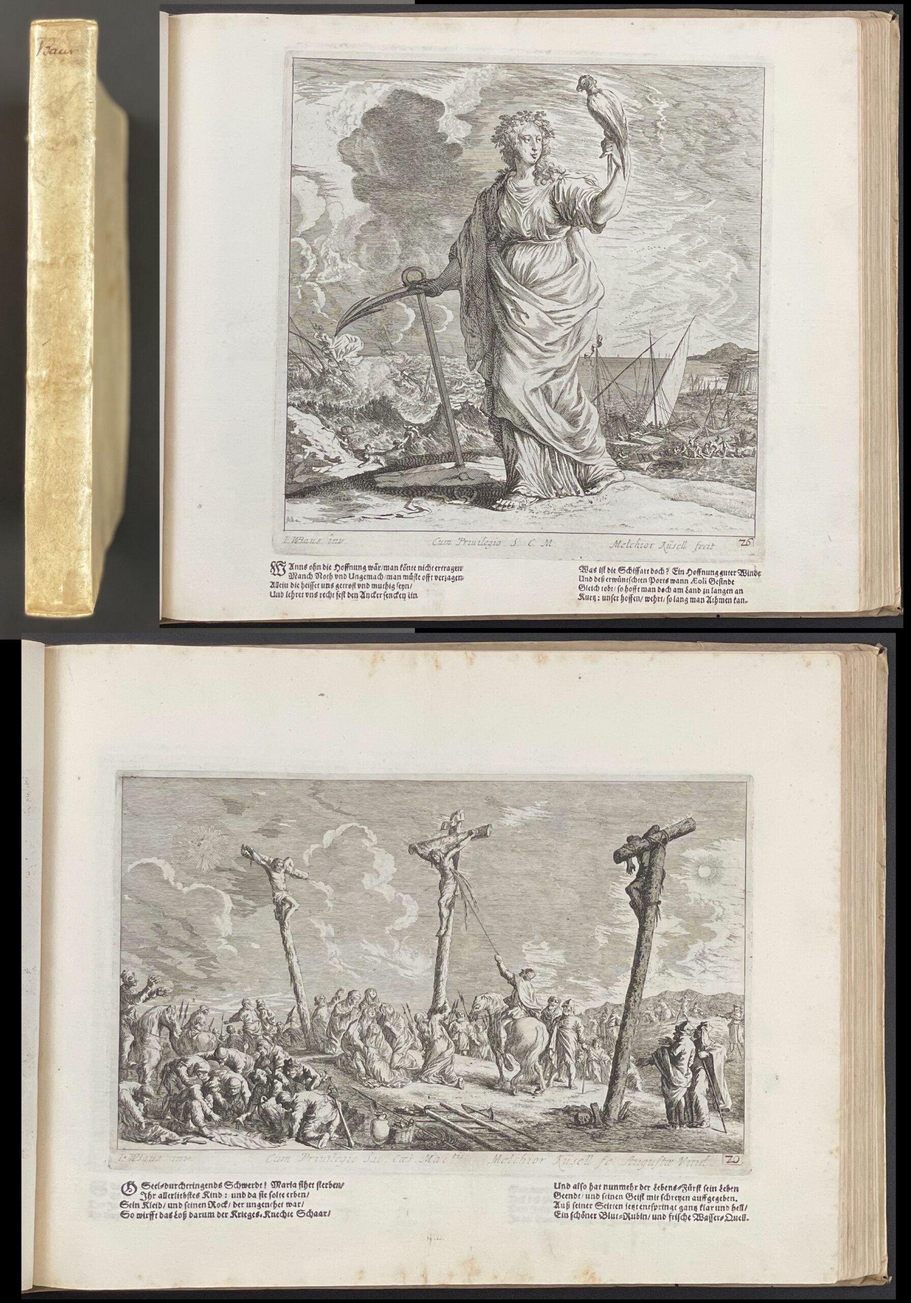 Johann Wilhelm Baur's Iconographia - Volume with 146 Engravings