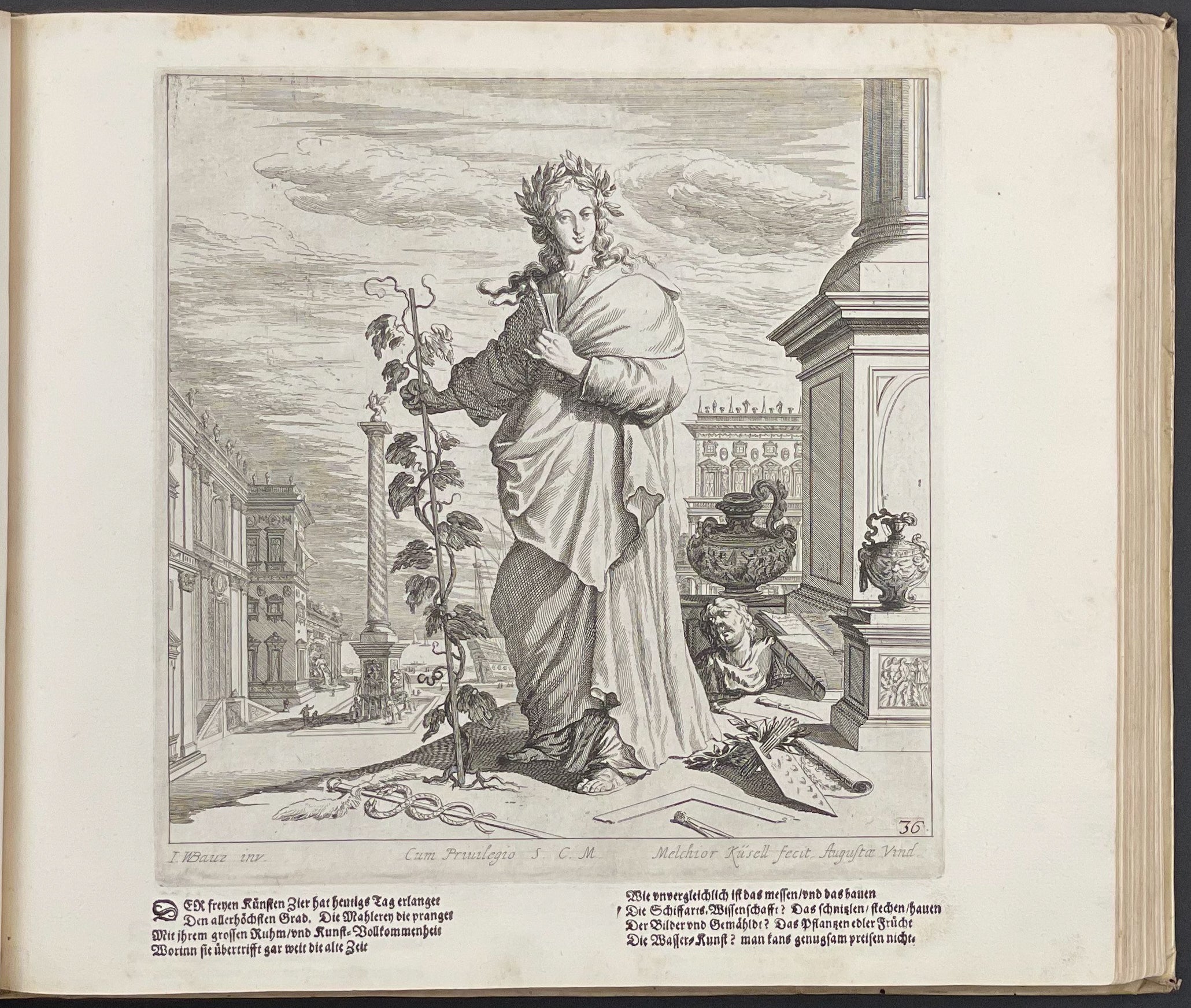 Johann Wilhelm Baur's Iconographia - Volume with 146 Engravings