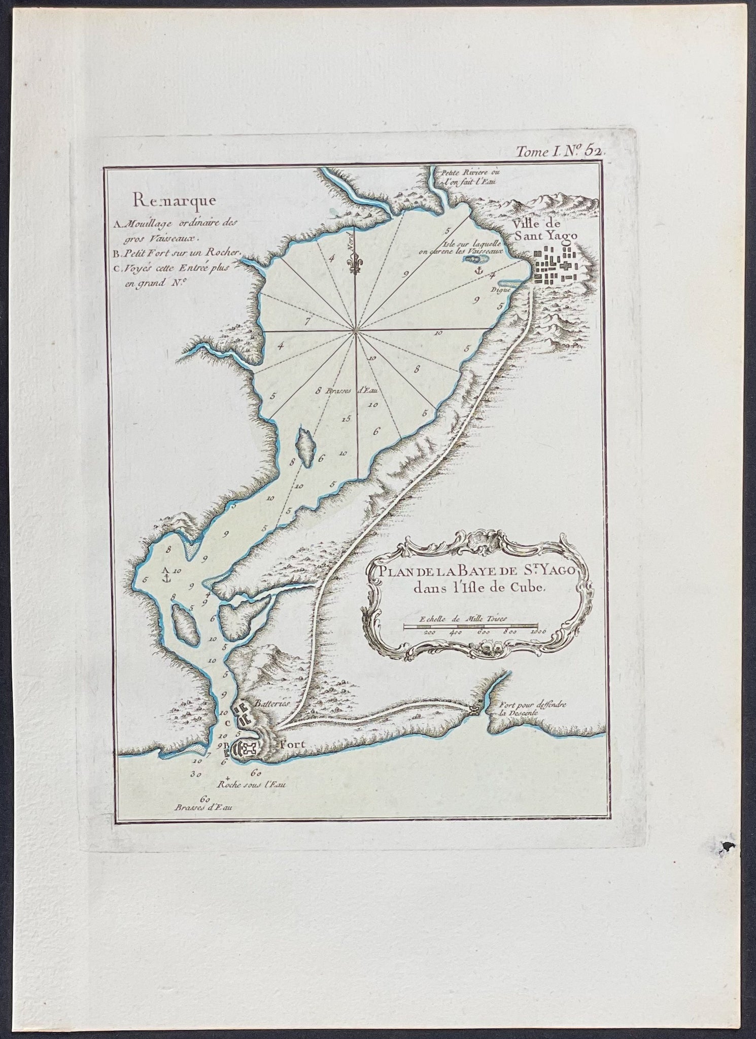 Map of St. Iago Bay, Cuba