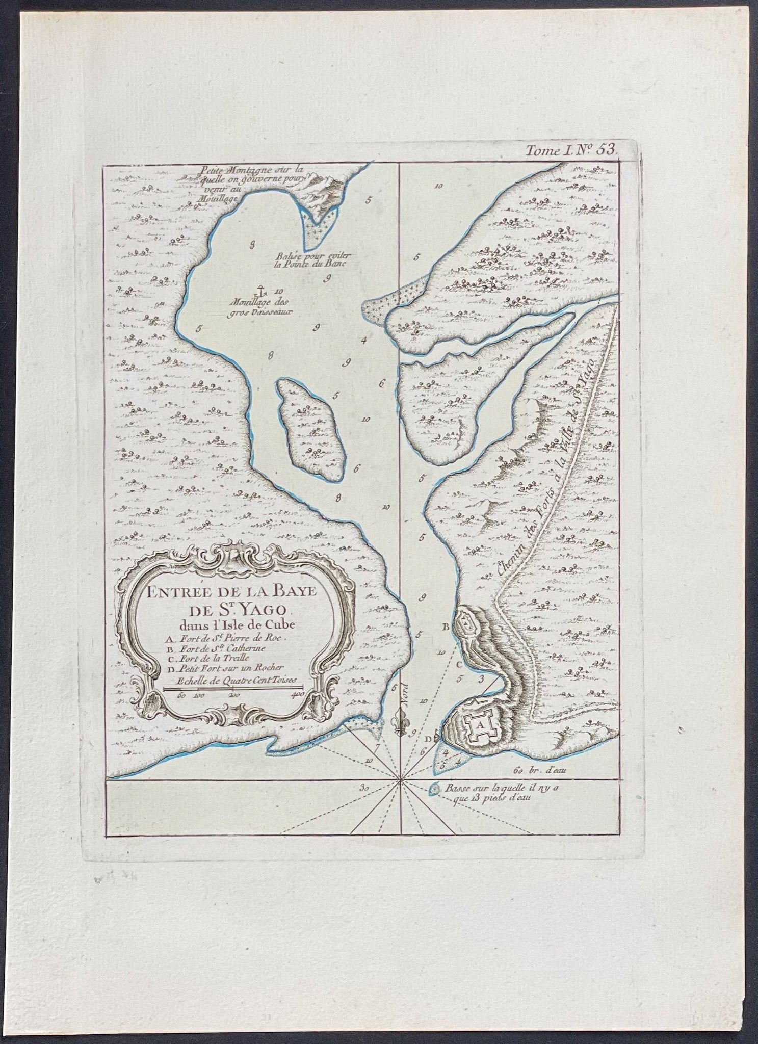 Map of St. Iago Bay, Cuba