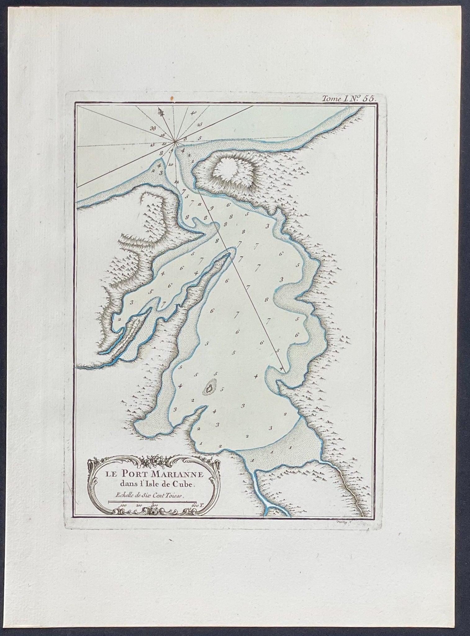 Map of Marianne Bay, Cuba