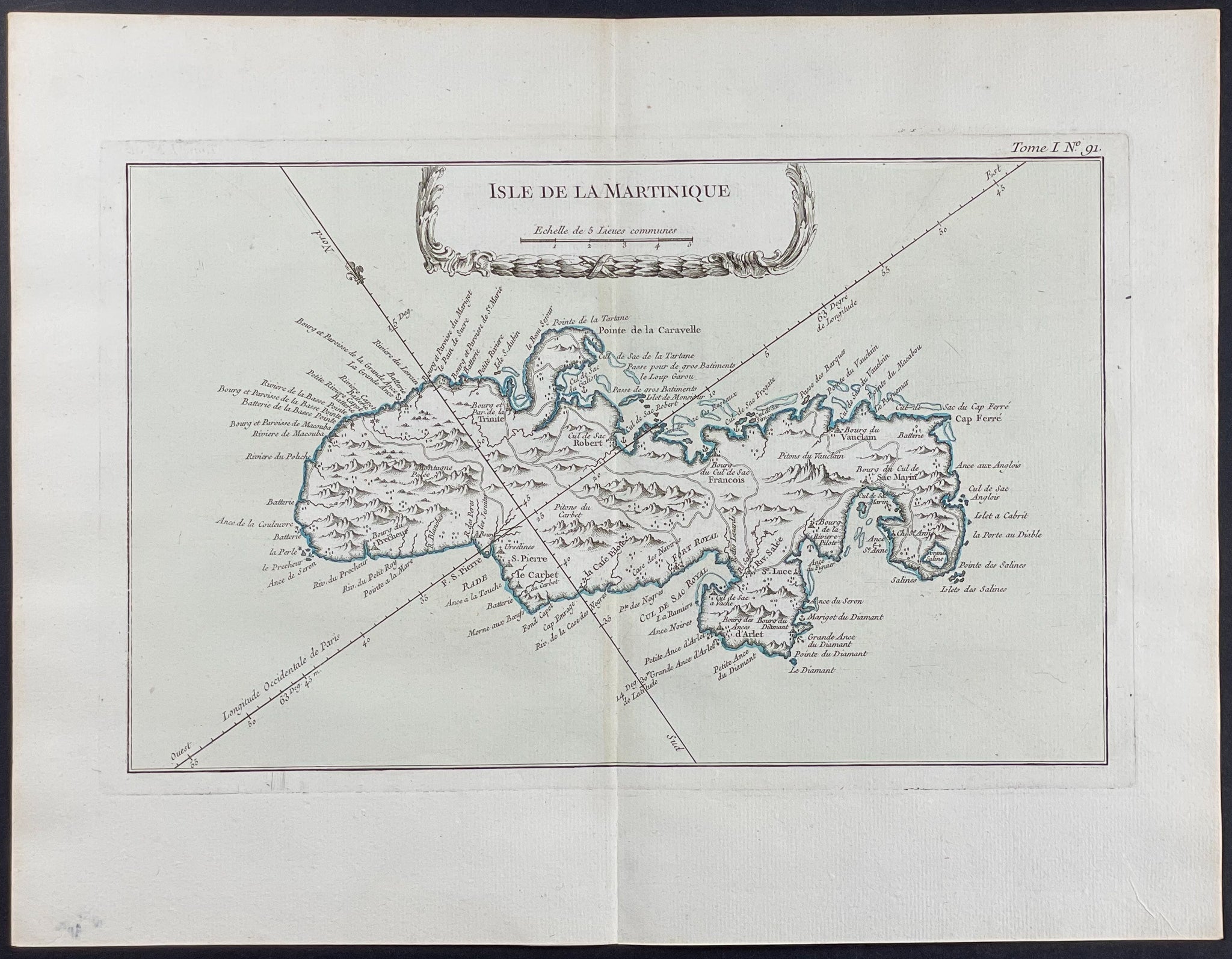 Map of Martinique