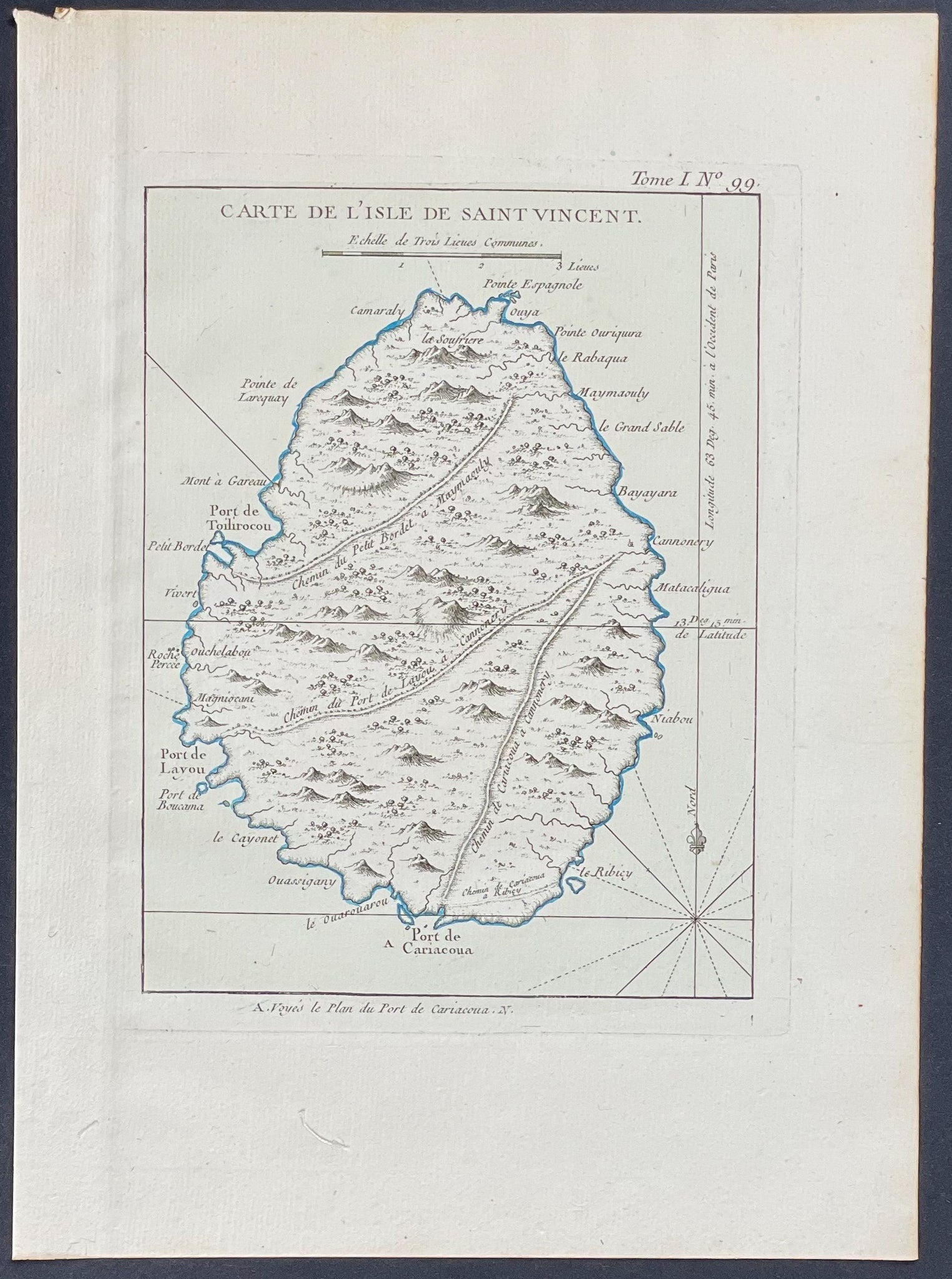 Map of Saint Vincent