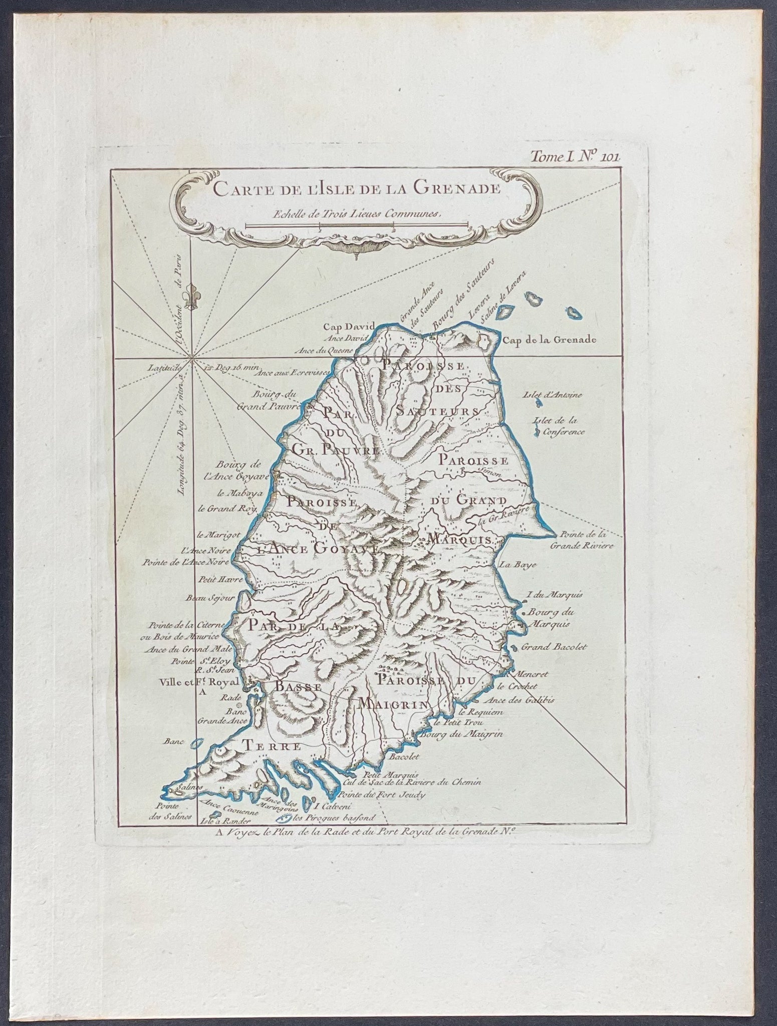 Map of Grenada