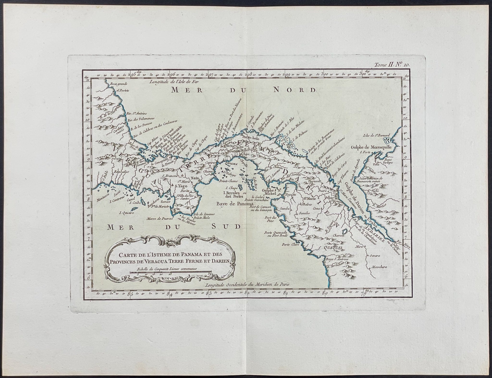 Map of Panama Canal