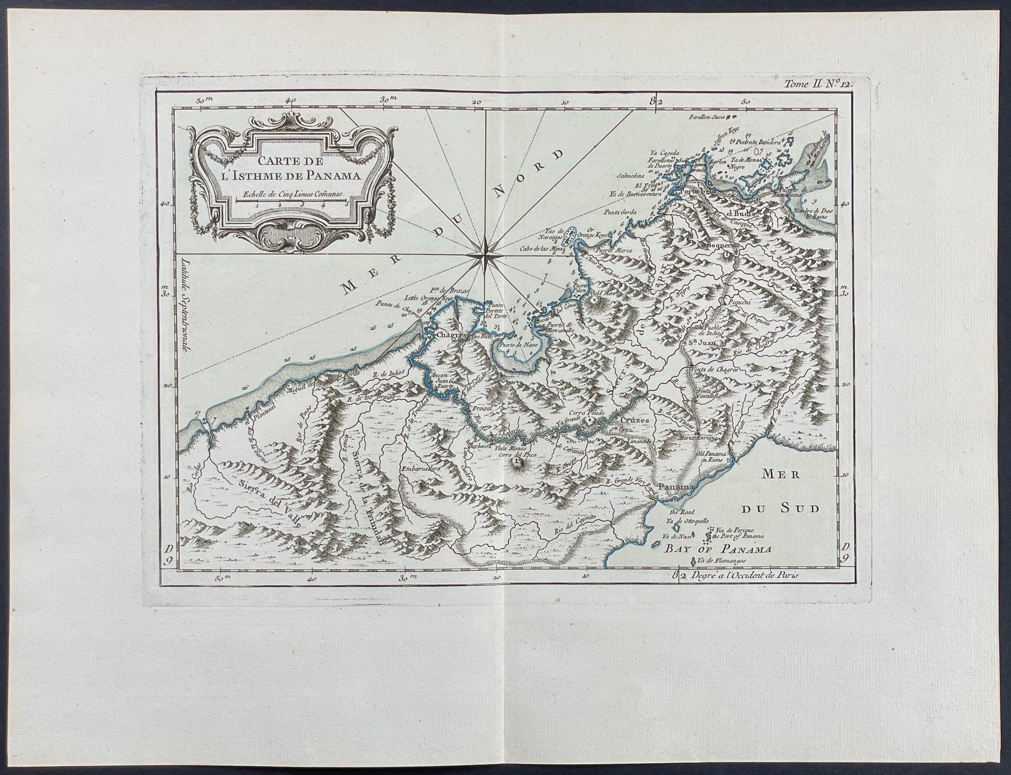 Map of Isthmus of Panama