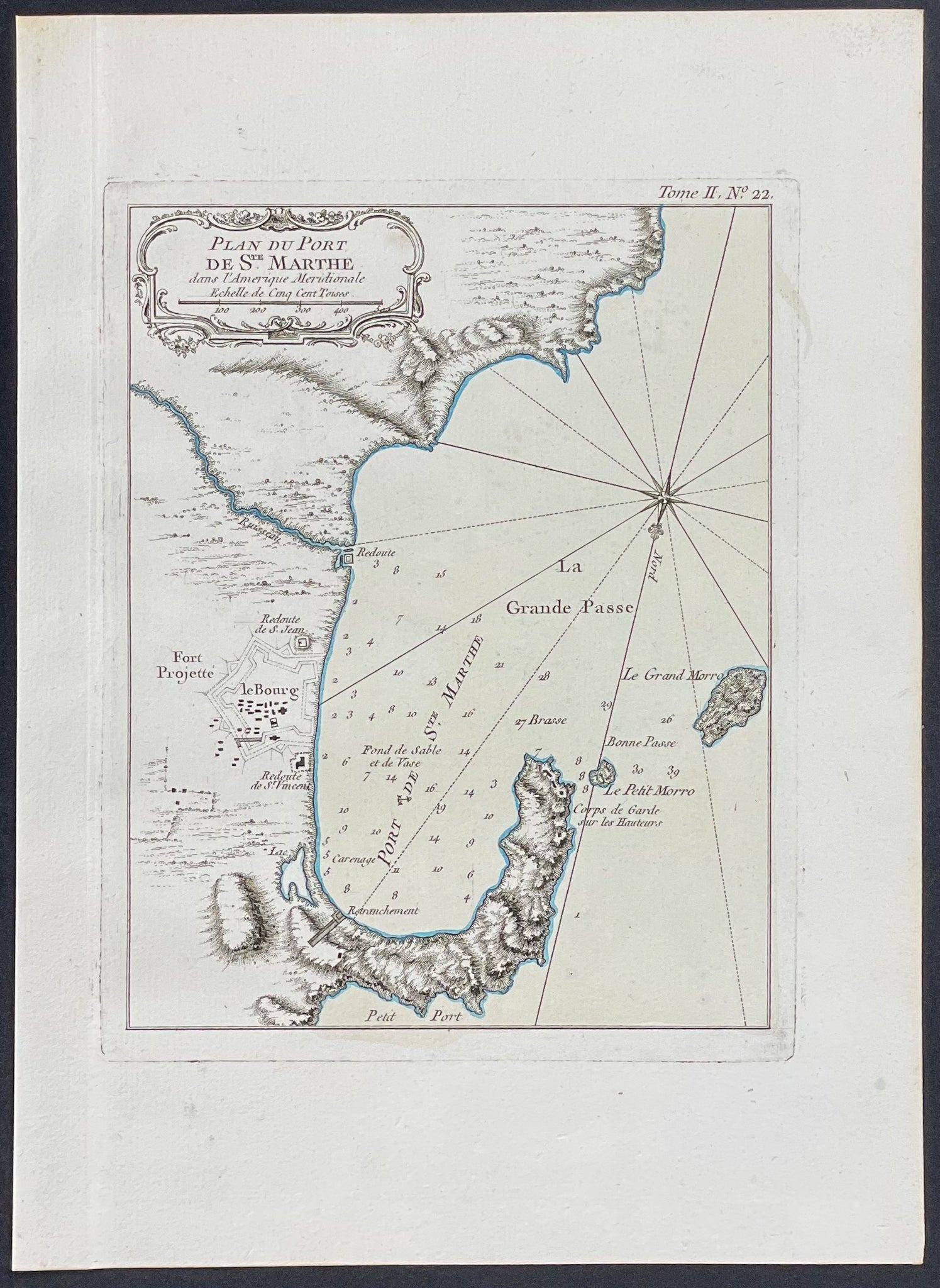 Map of Santa Marta, Colombia