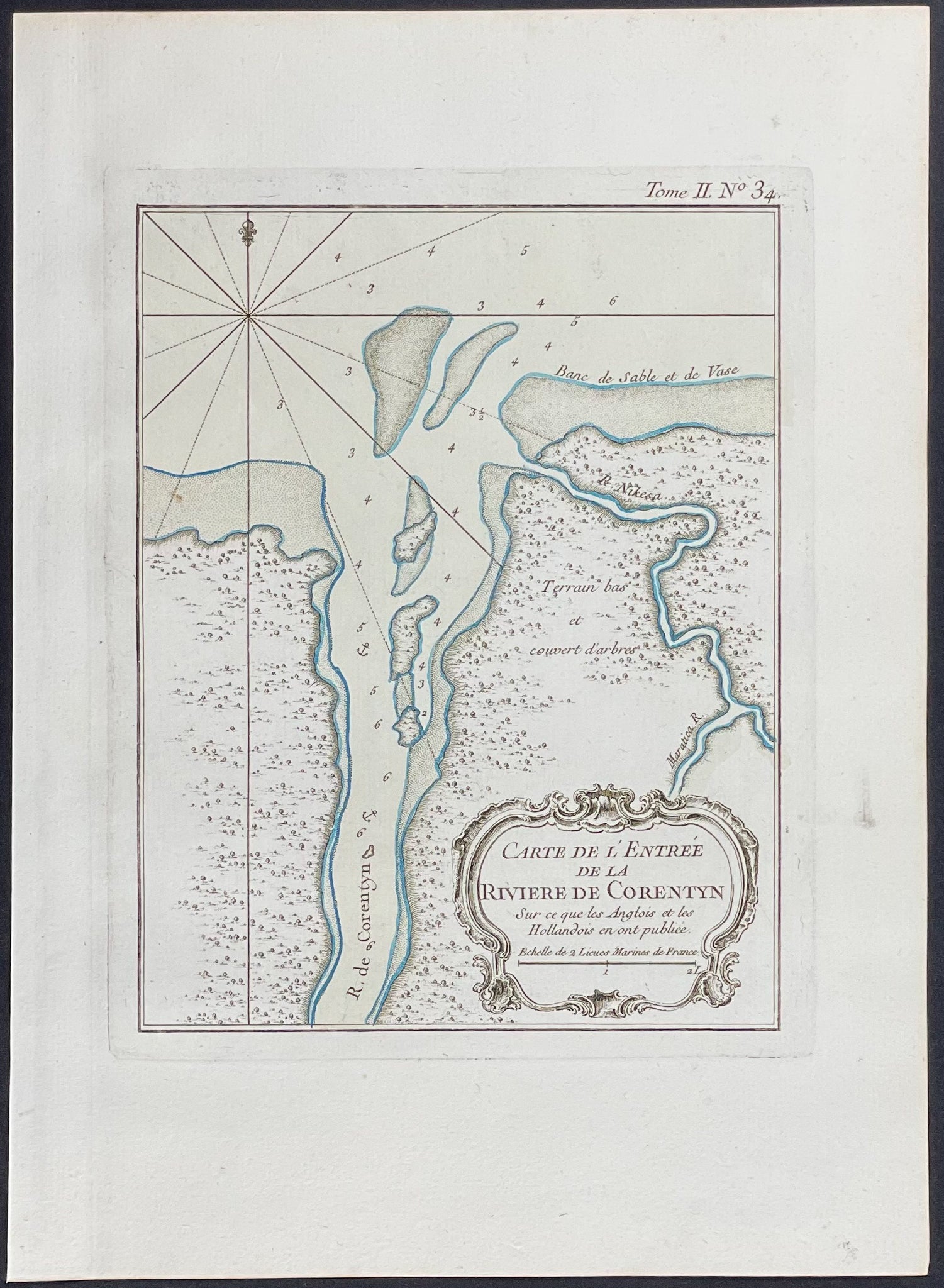 Map of Corentin River