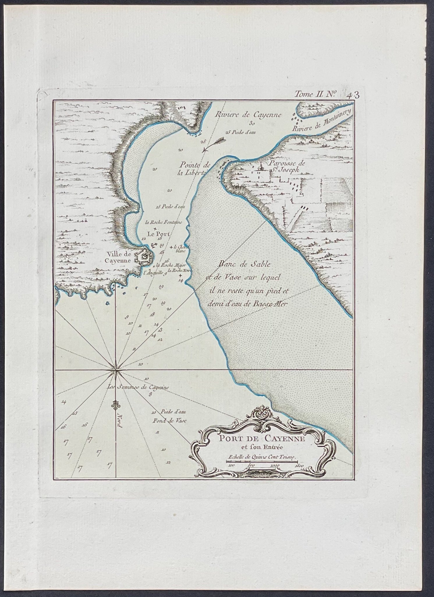 Map of Cayenne or Devil's Island