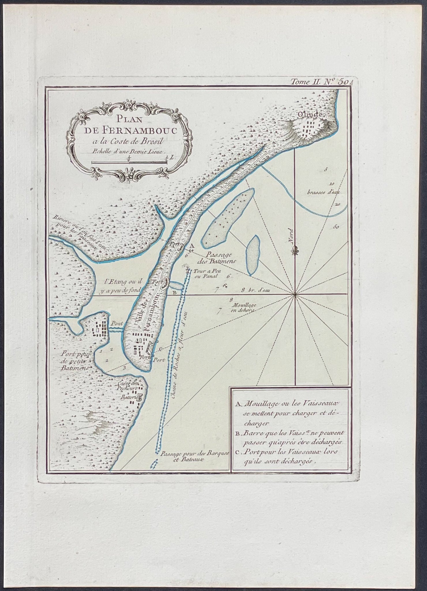 Map of Pernambouc, Brazil
