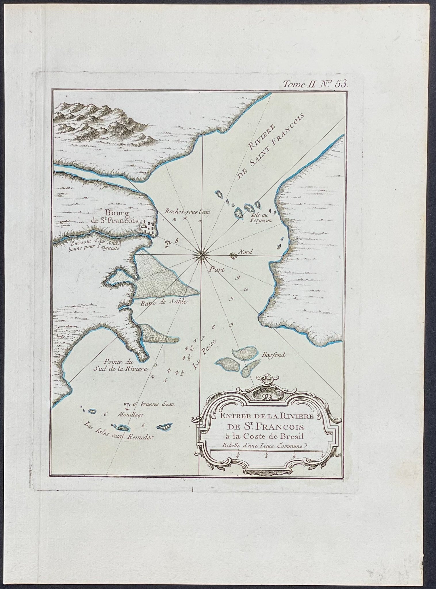 Map of St. Francis River, Brazil