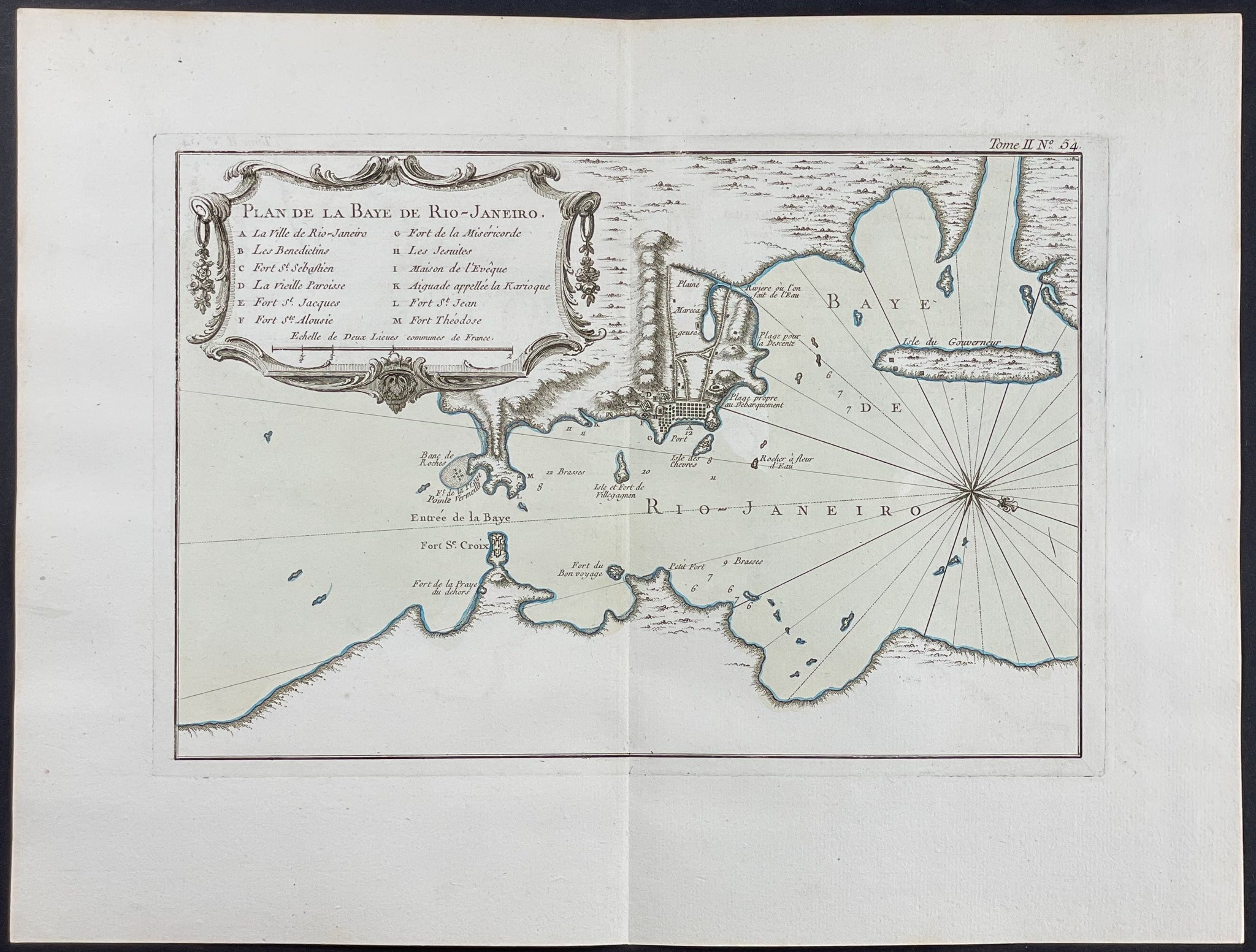 Map of Rio de Janeiro, Brazil