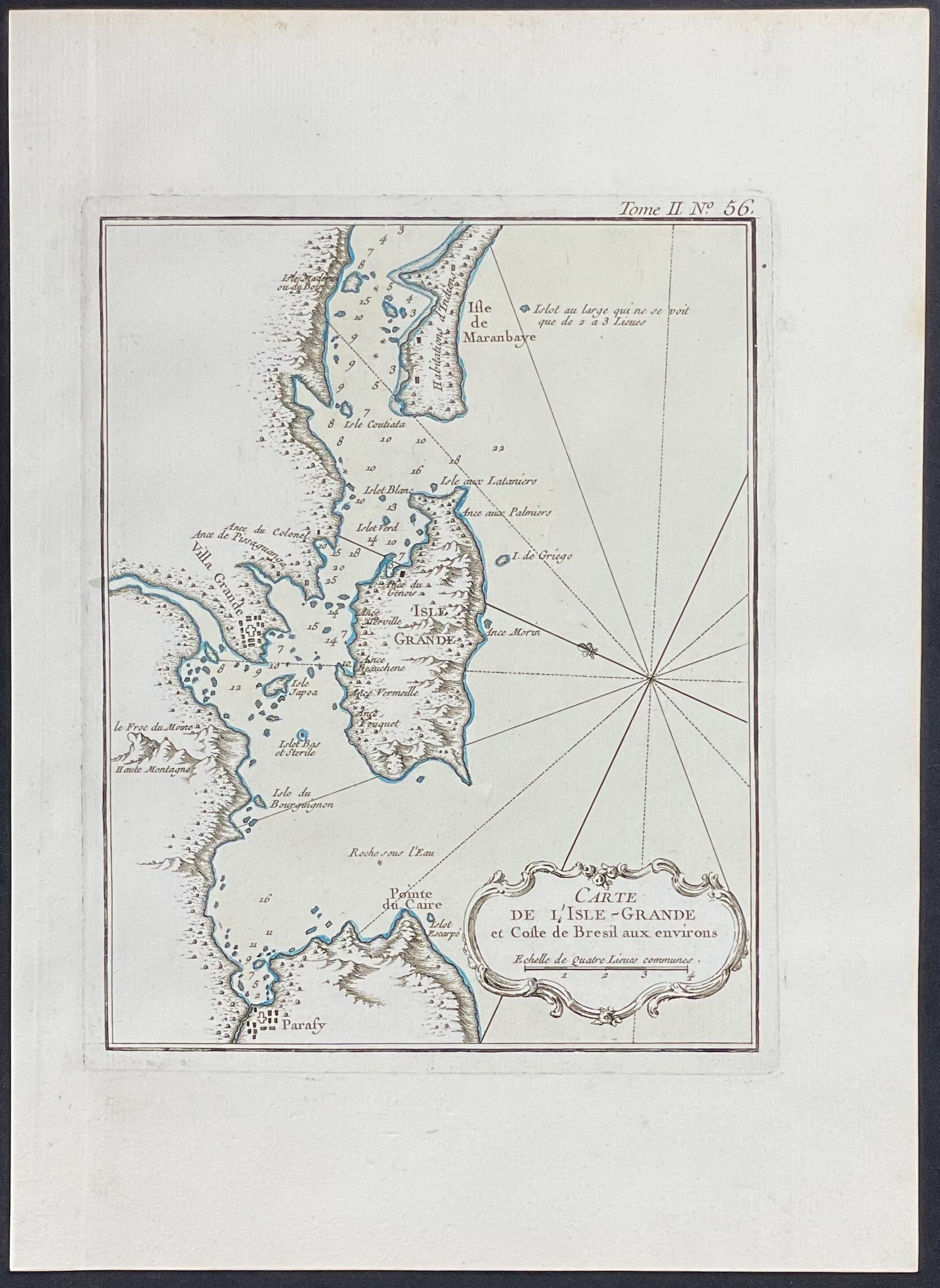 Map of Ilha Grande, Brazil