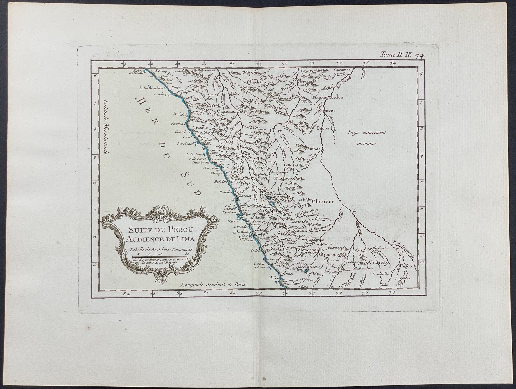 Map of Lima, Peru