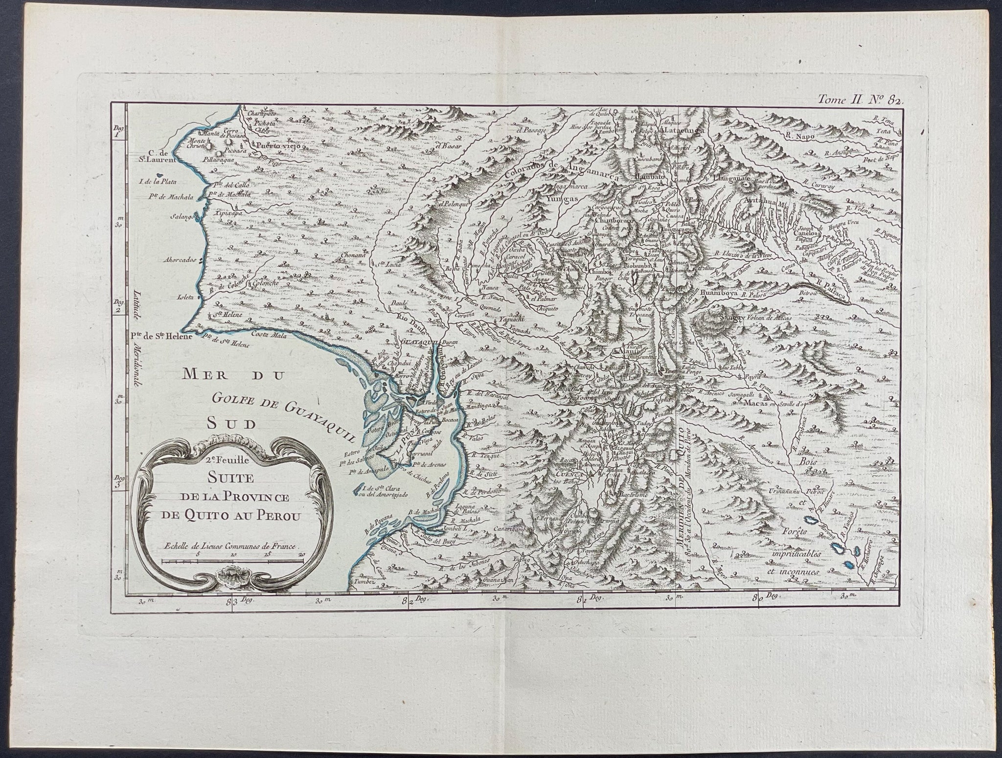 Map of Quito, Ecuador