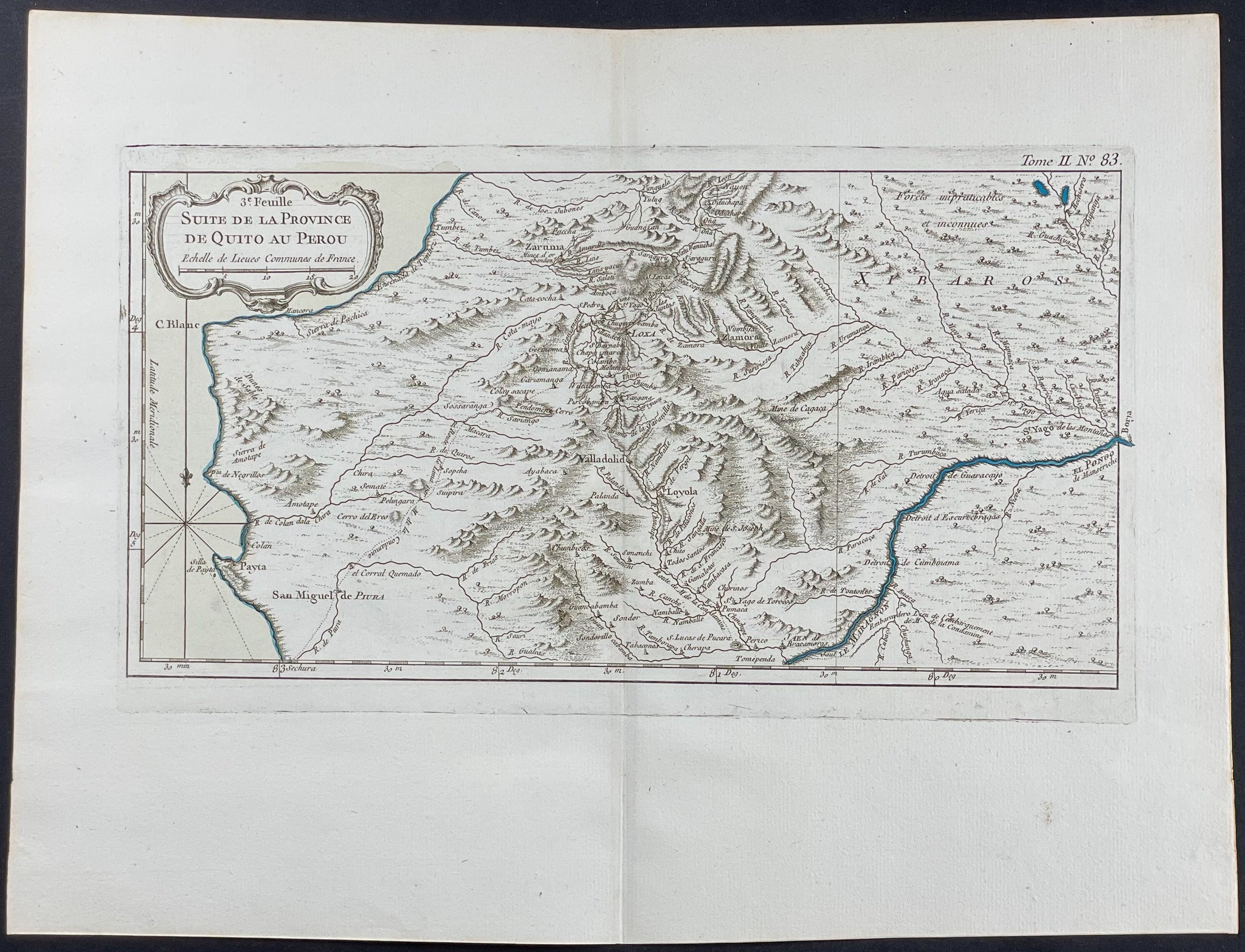 Map of Quito, Ecuador