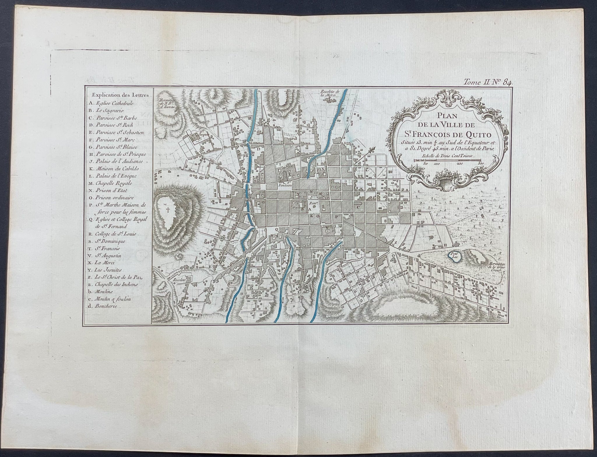 Map of Quito, Ecuador
