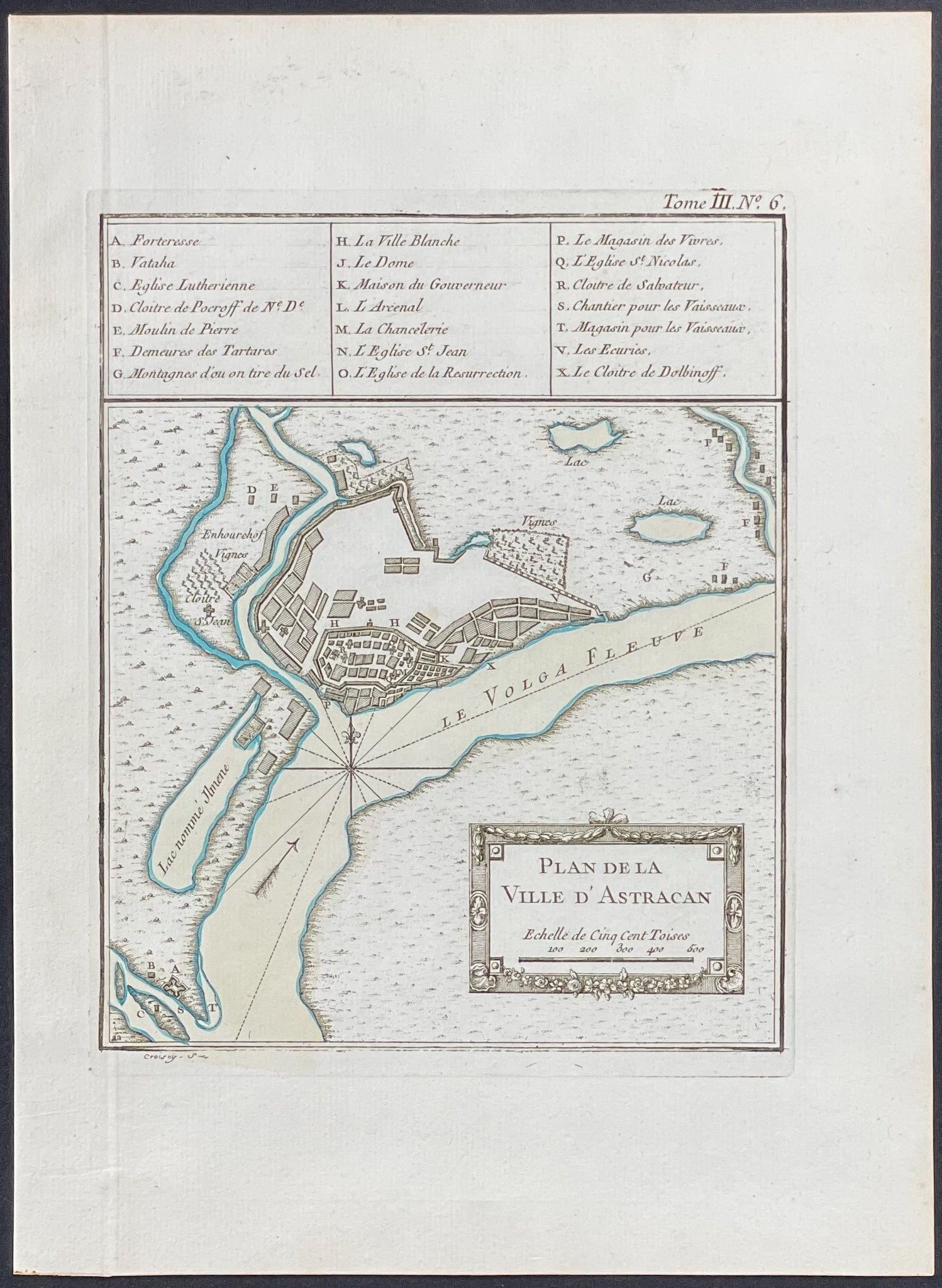 Map of Astrakhan, Russia