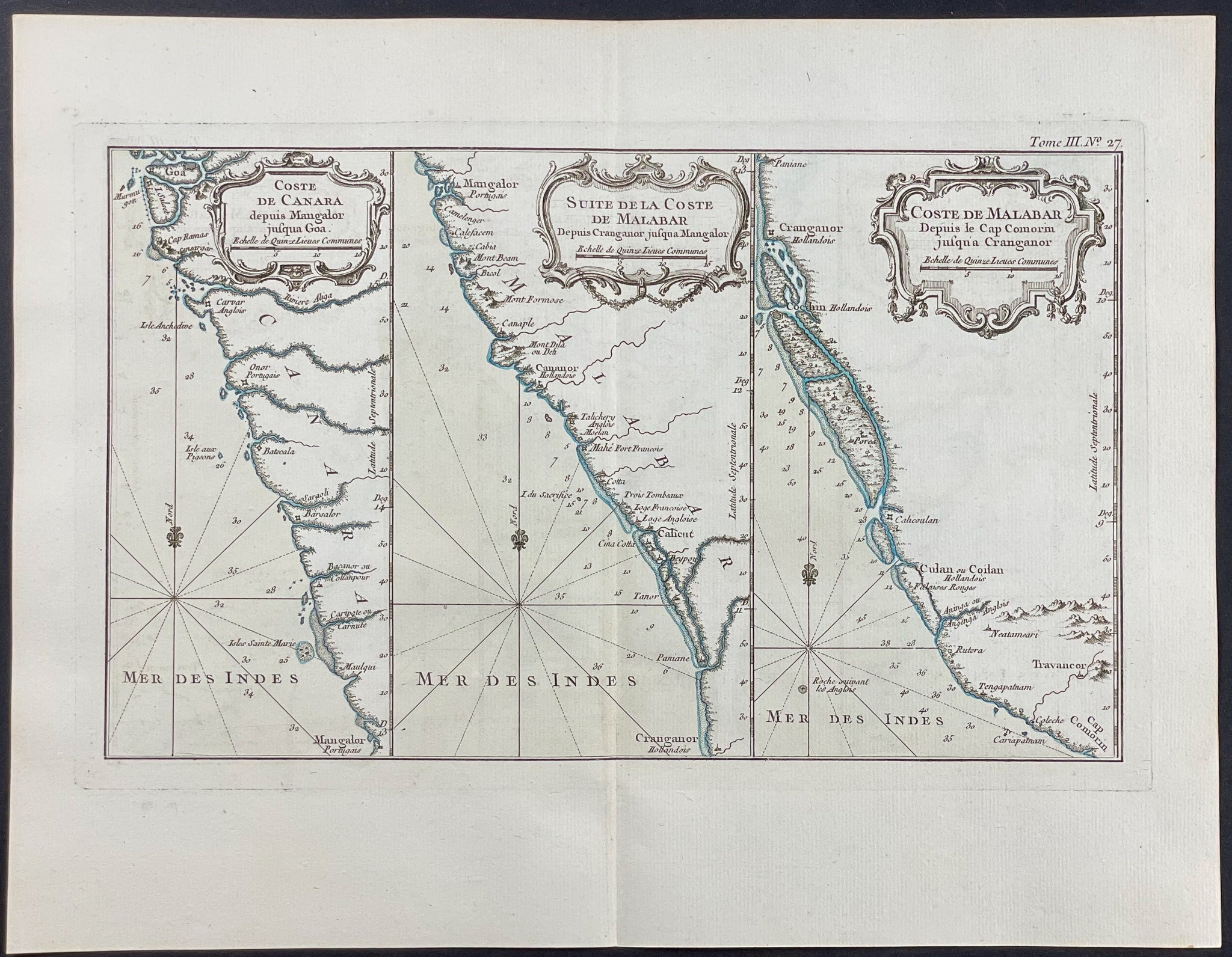 Map of the Coast of India: Canara, Malabar