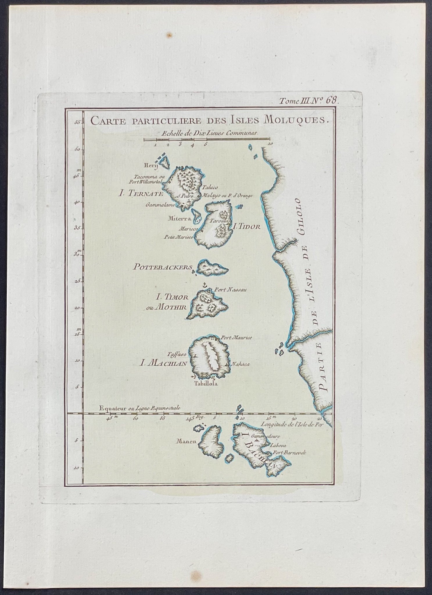 Map of Moluccas (Maluku) Islands