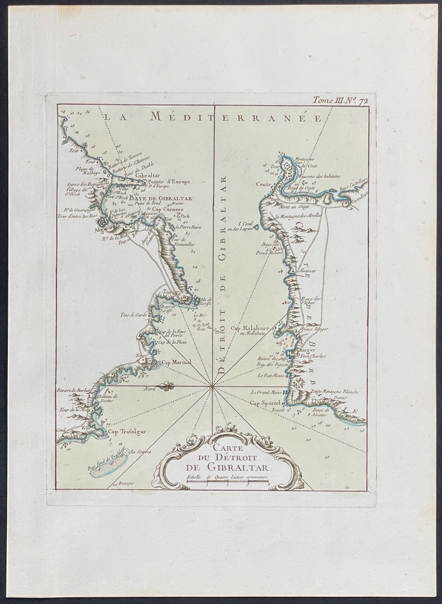 Map of Strait of Gibraltar