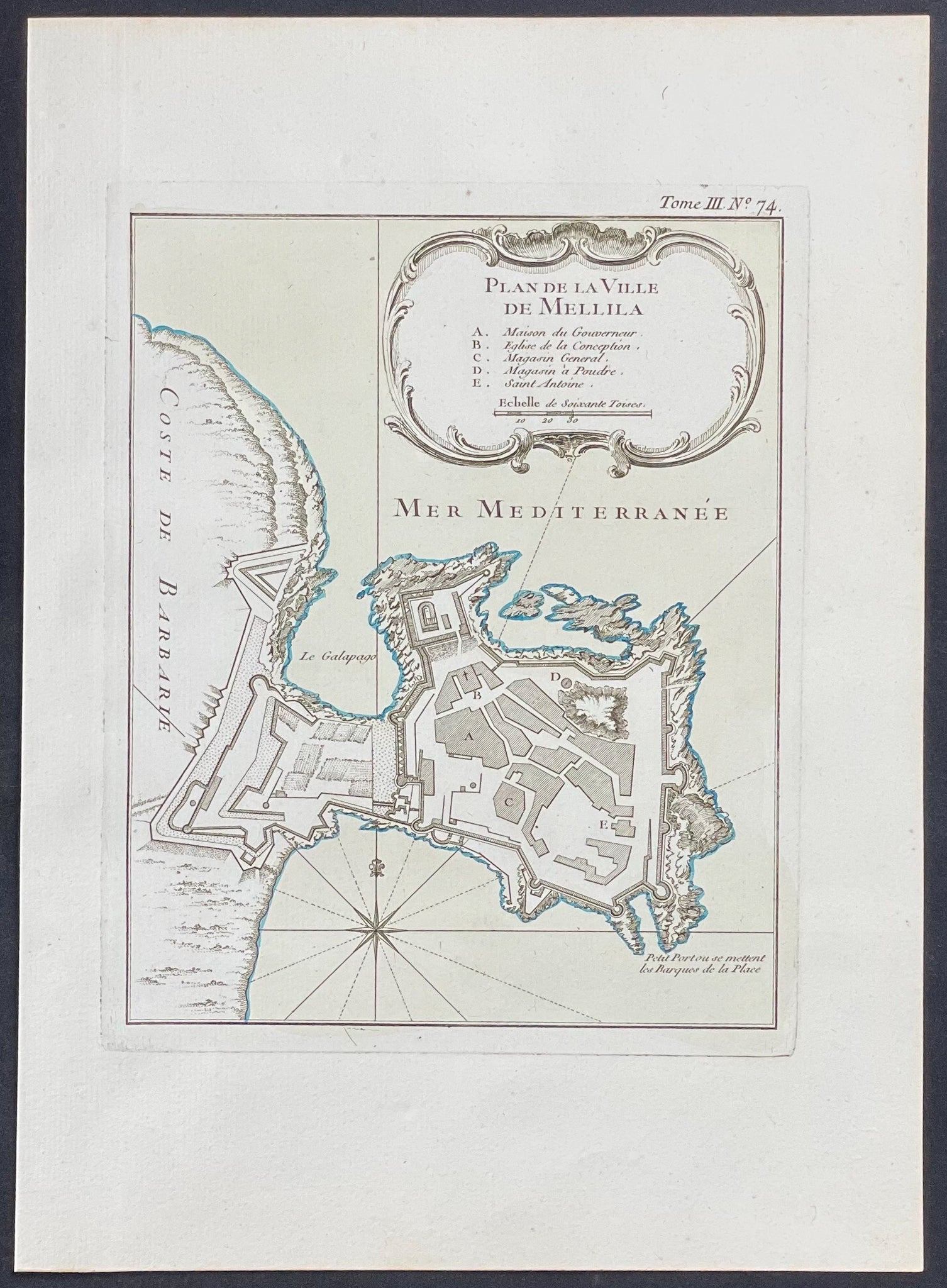 Map of Mellila, Spain