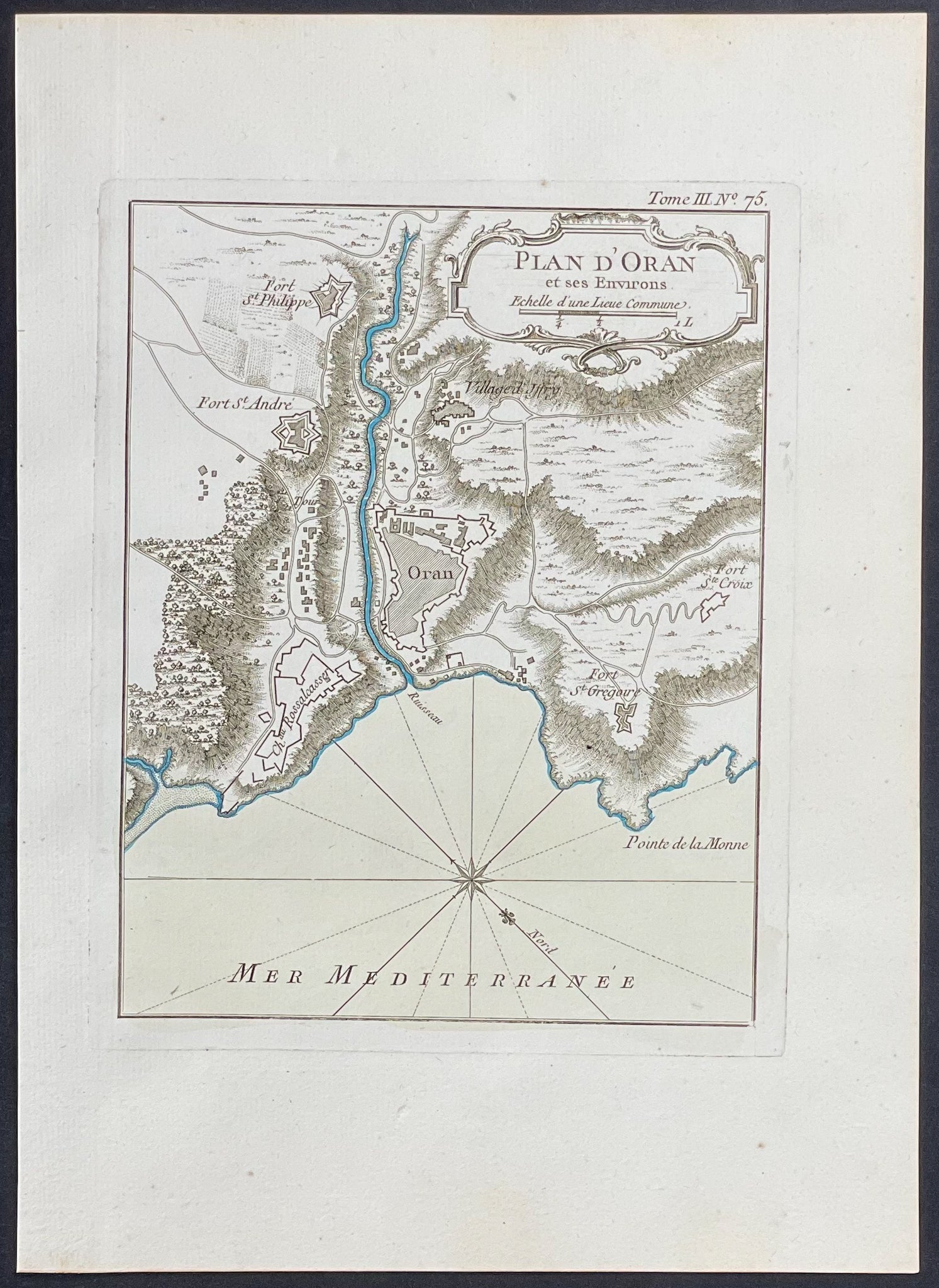 Map of Oran, Algeria