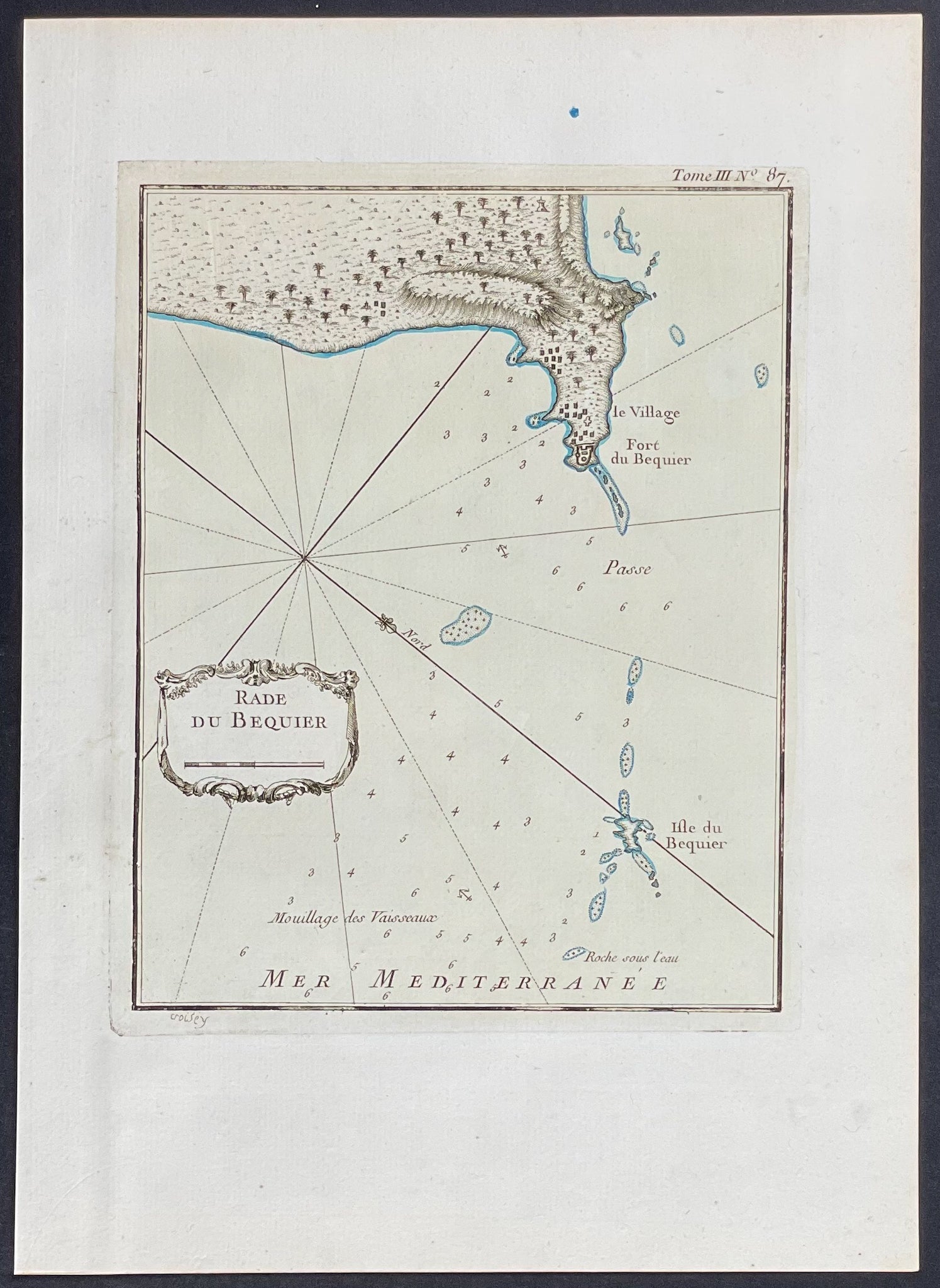 Map of Bequier, Egypt, Africa