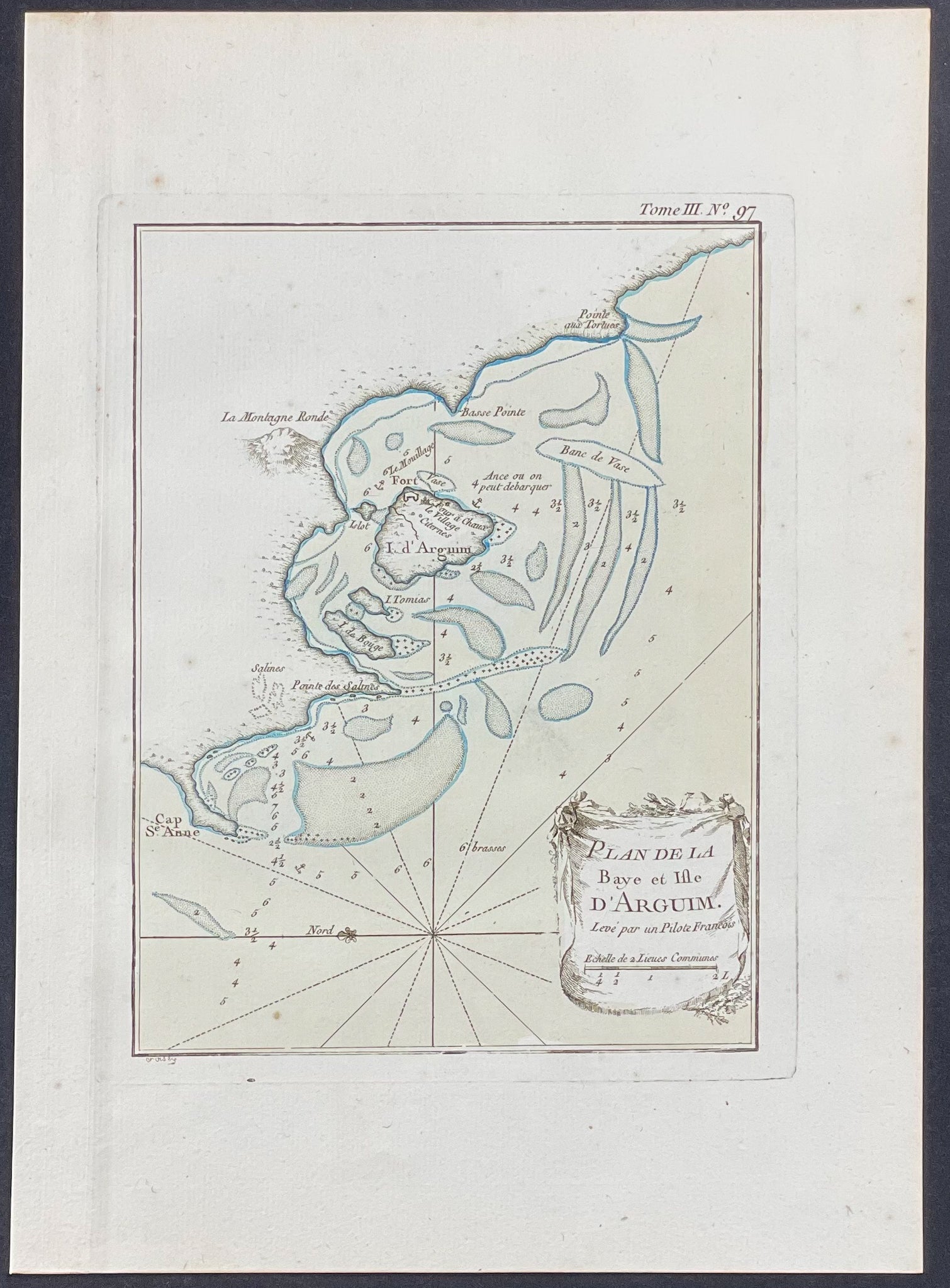 Map of Bay of Arguin, Mauritania, Africa