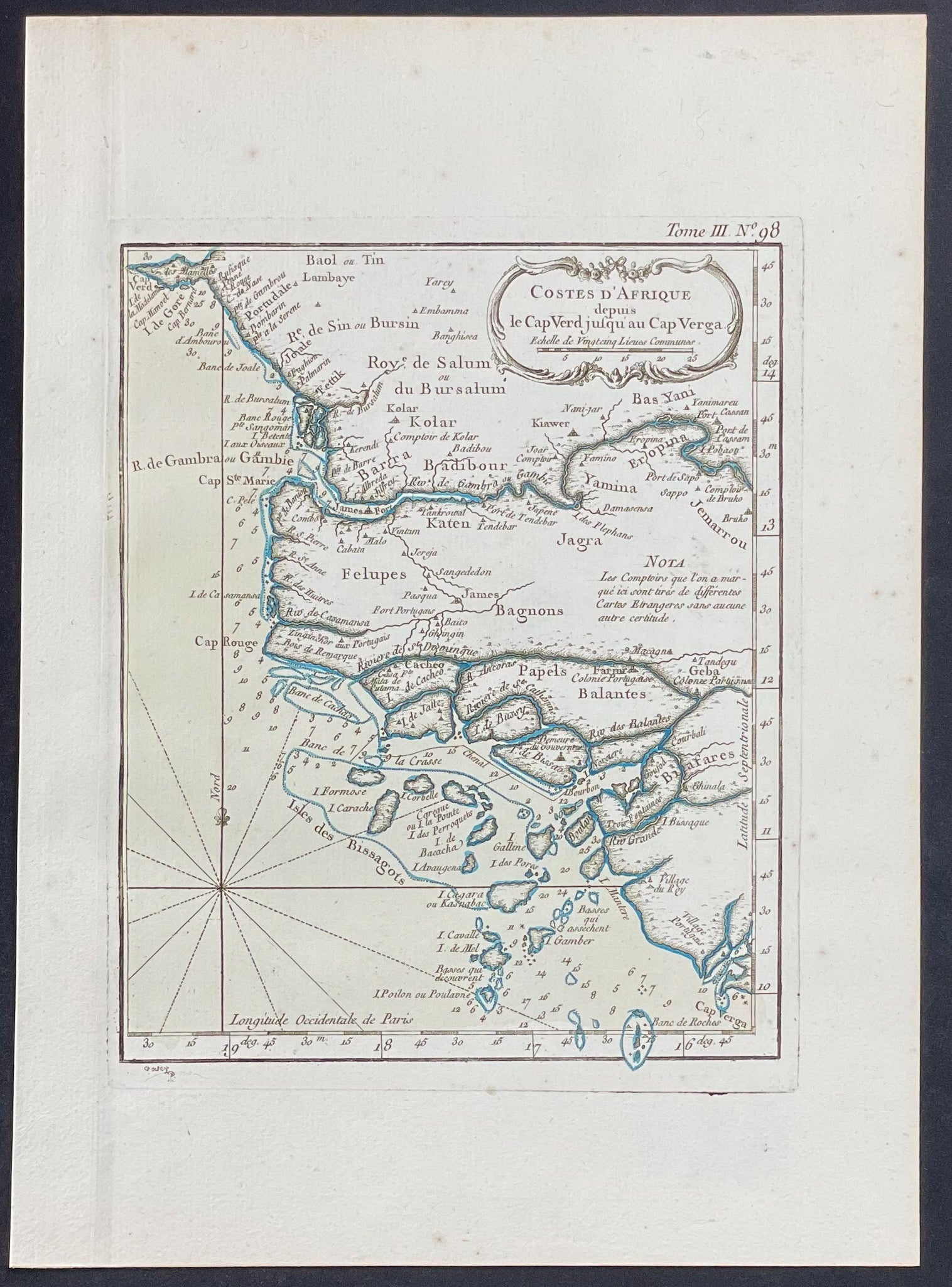 Map of Gold Coast, Africa