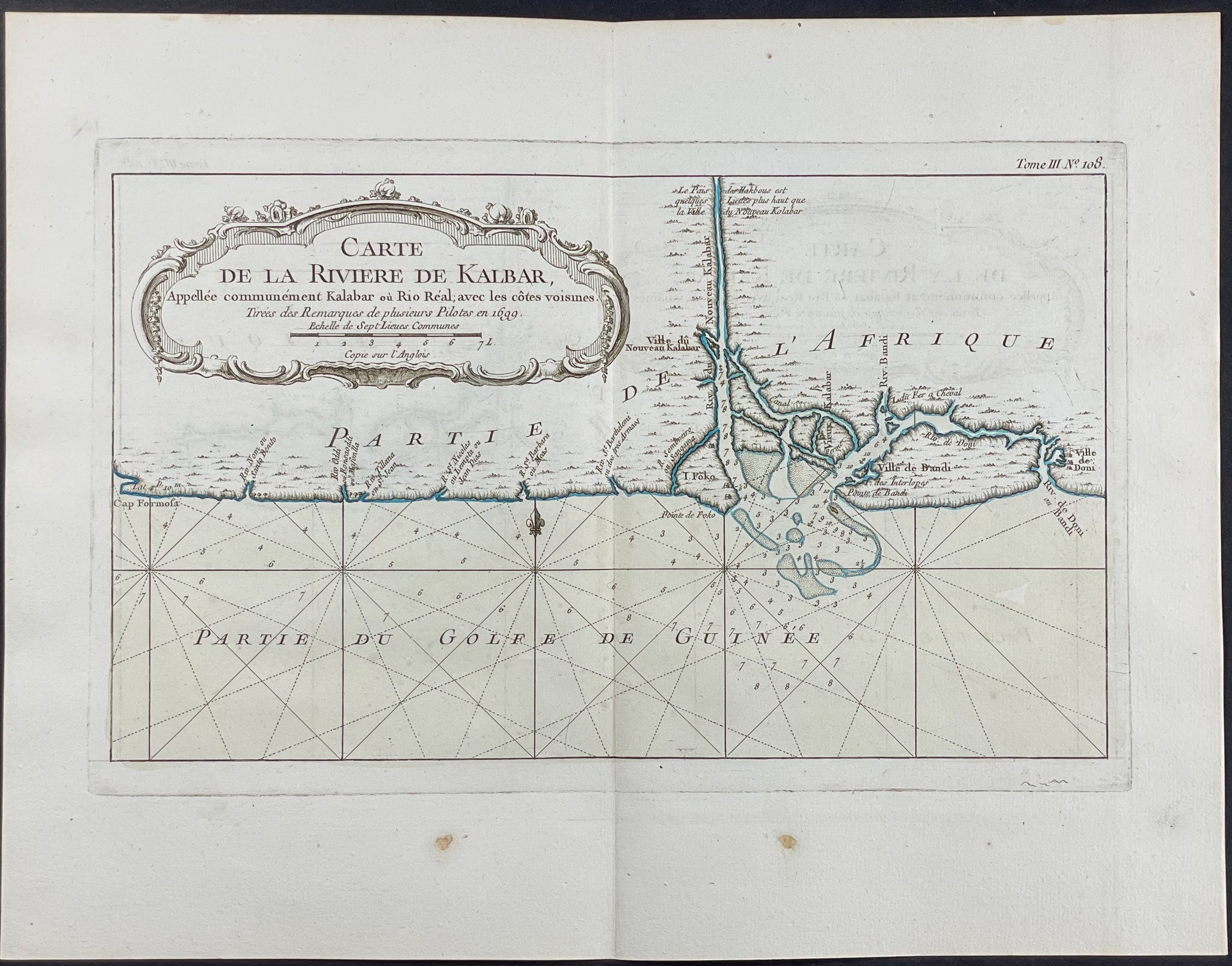 Map of Kalbar River, Guinea, Africa