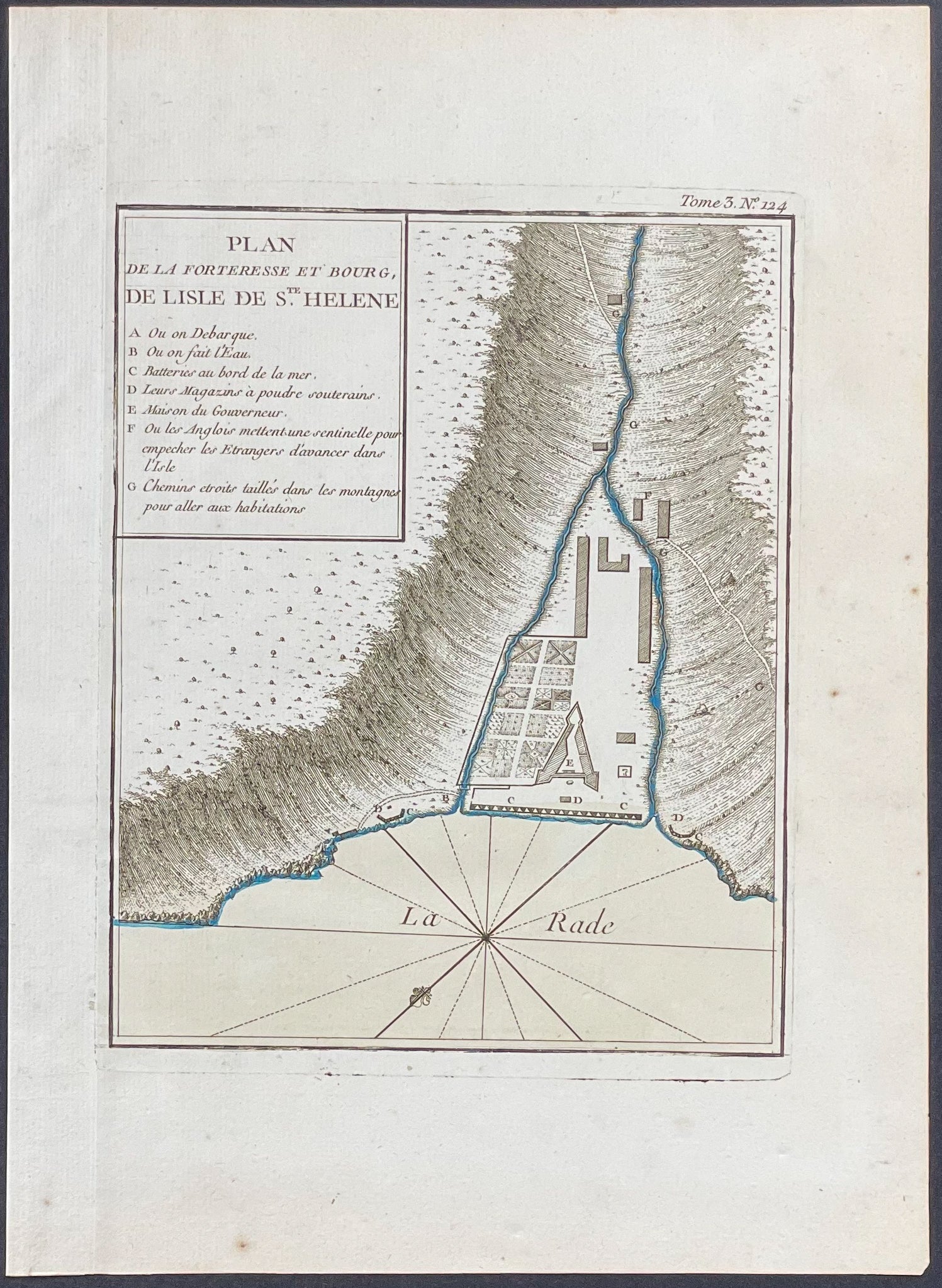 Map of Bourg, Saint Helena Island, Africa