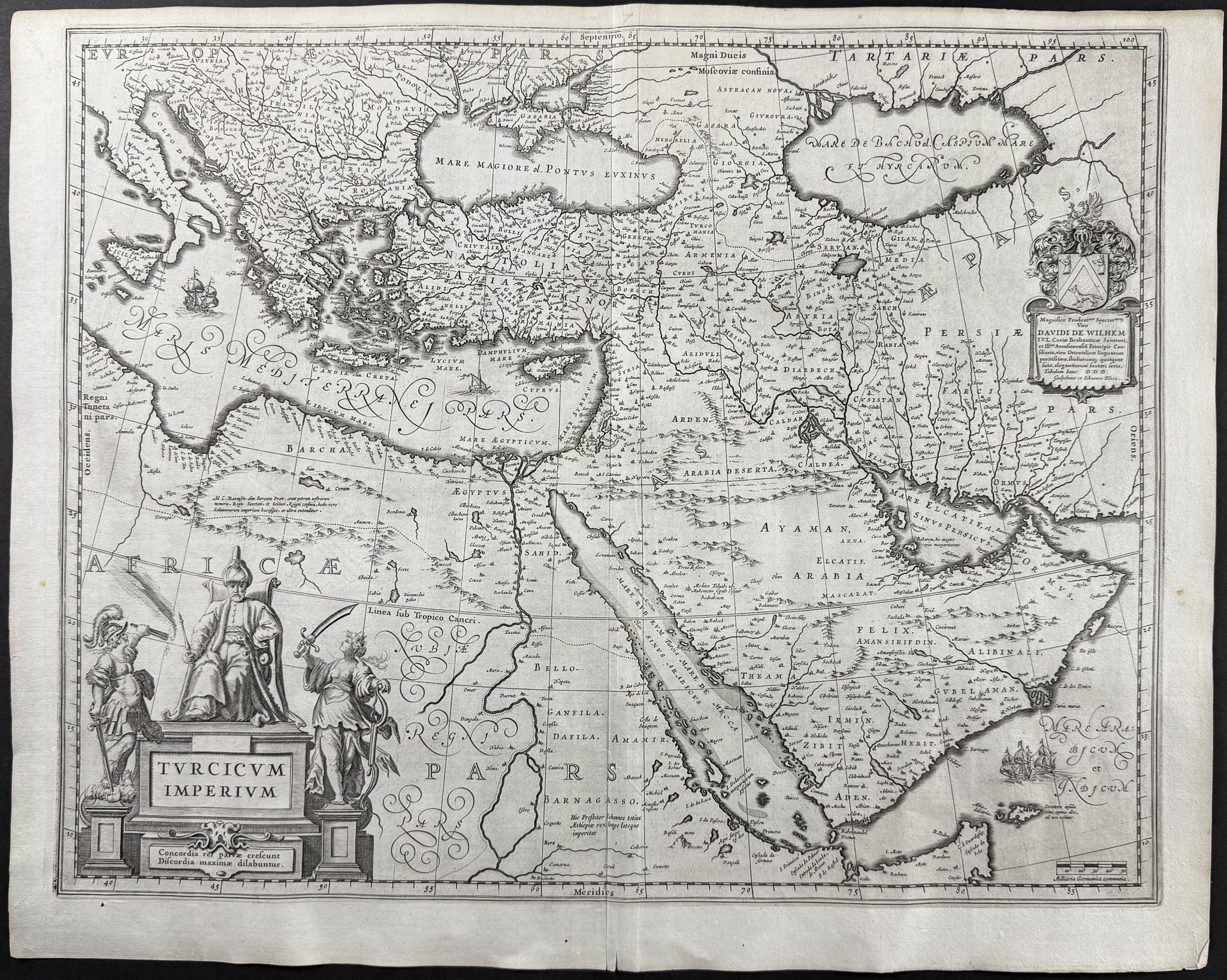 Map of the Turkish Empire