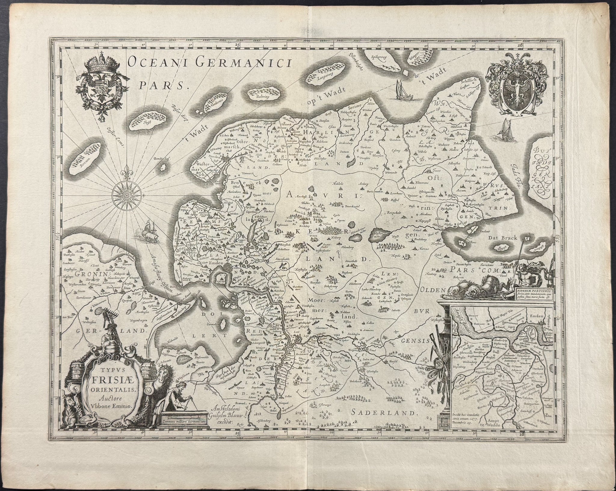 Map of Frisia