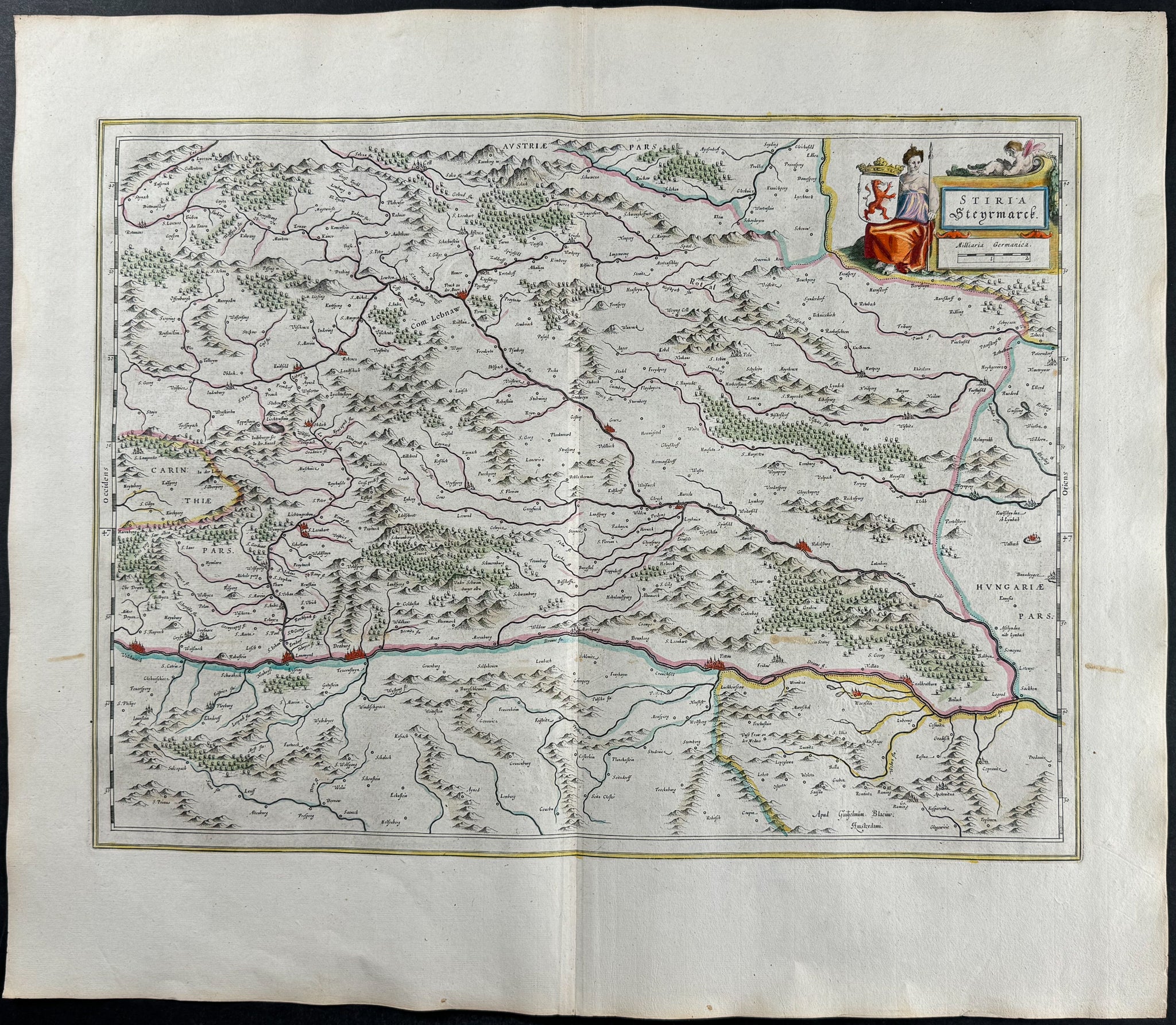 Map of Styria, Austria