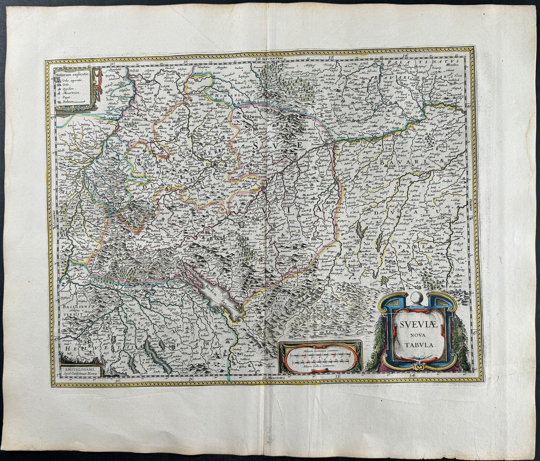 Map of Germany: Swabia