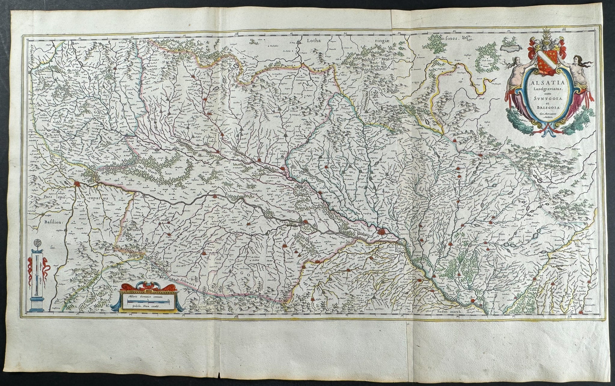 Map of Alsace Region